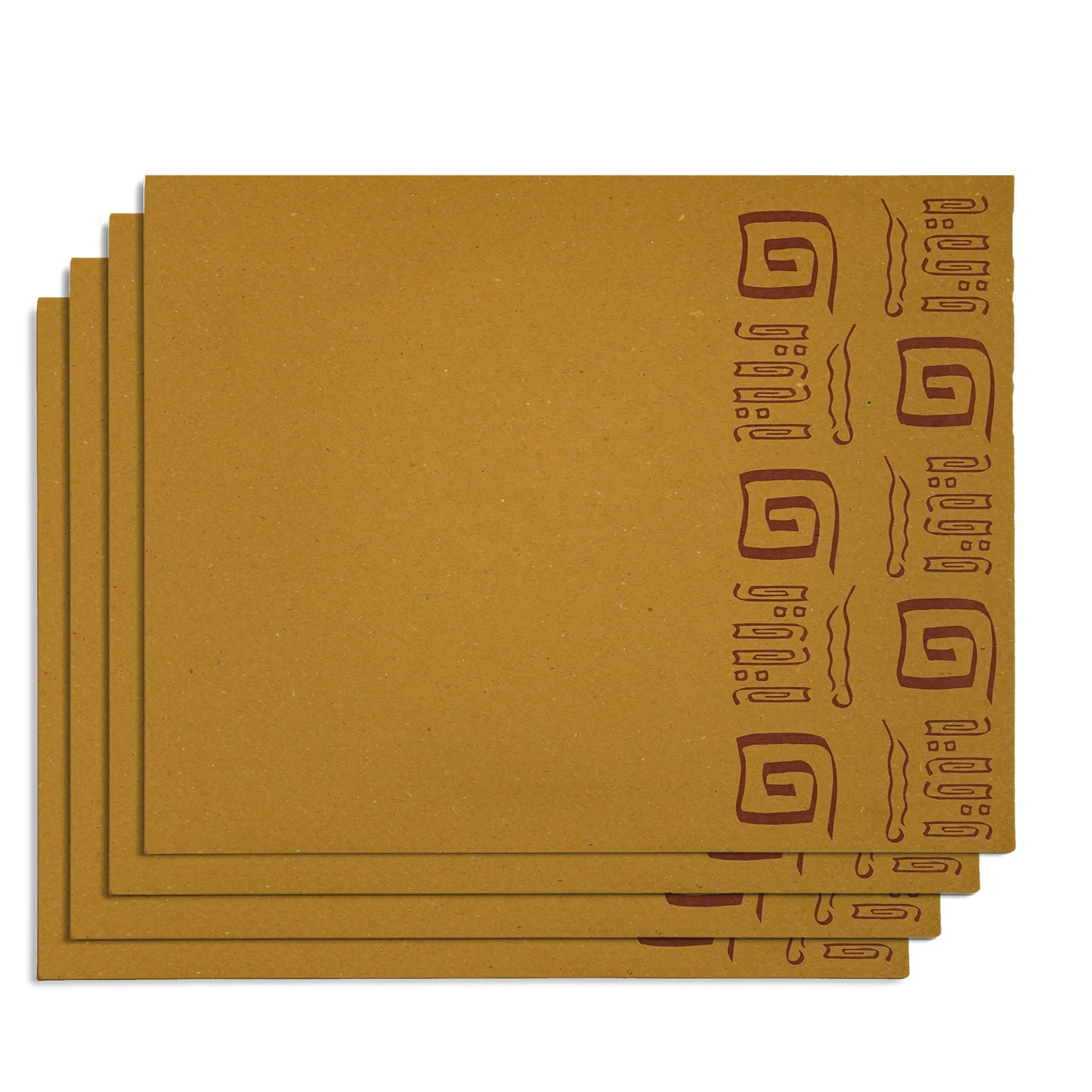 GIORDANO Cart Tovagliette in Carta Paglia Goffrata Stile Etnico, 250 pezzi - immagine 2