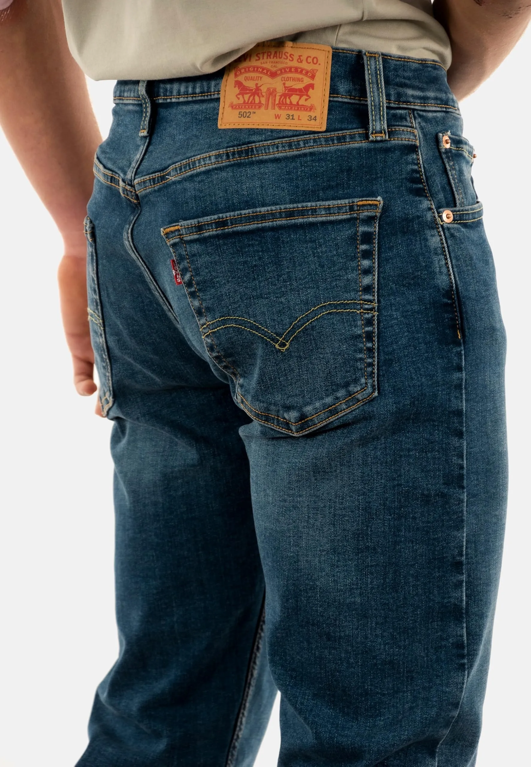 Levi's 502 Taper Jeans Uomo, Panda, 30W / 34L - immagine 3