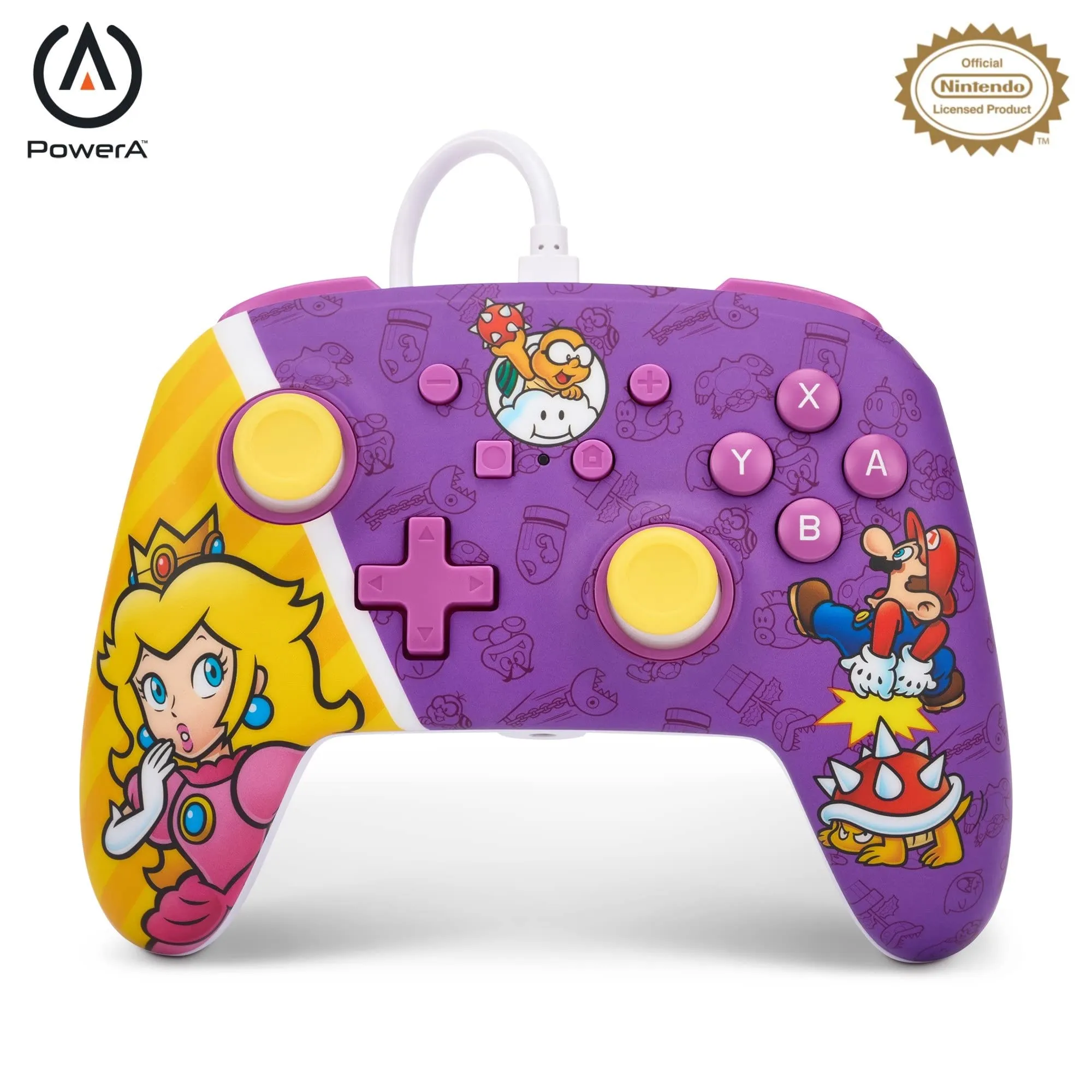 PowerA Wired Controller for Nintendo Switch - Princess Peach Battle - immagine 1