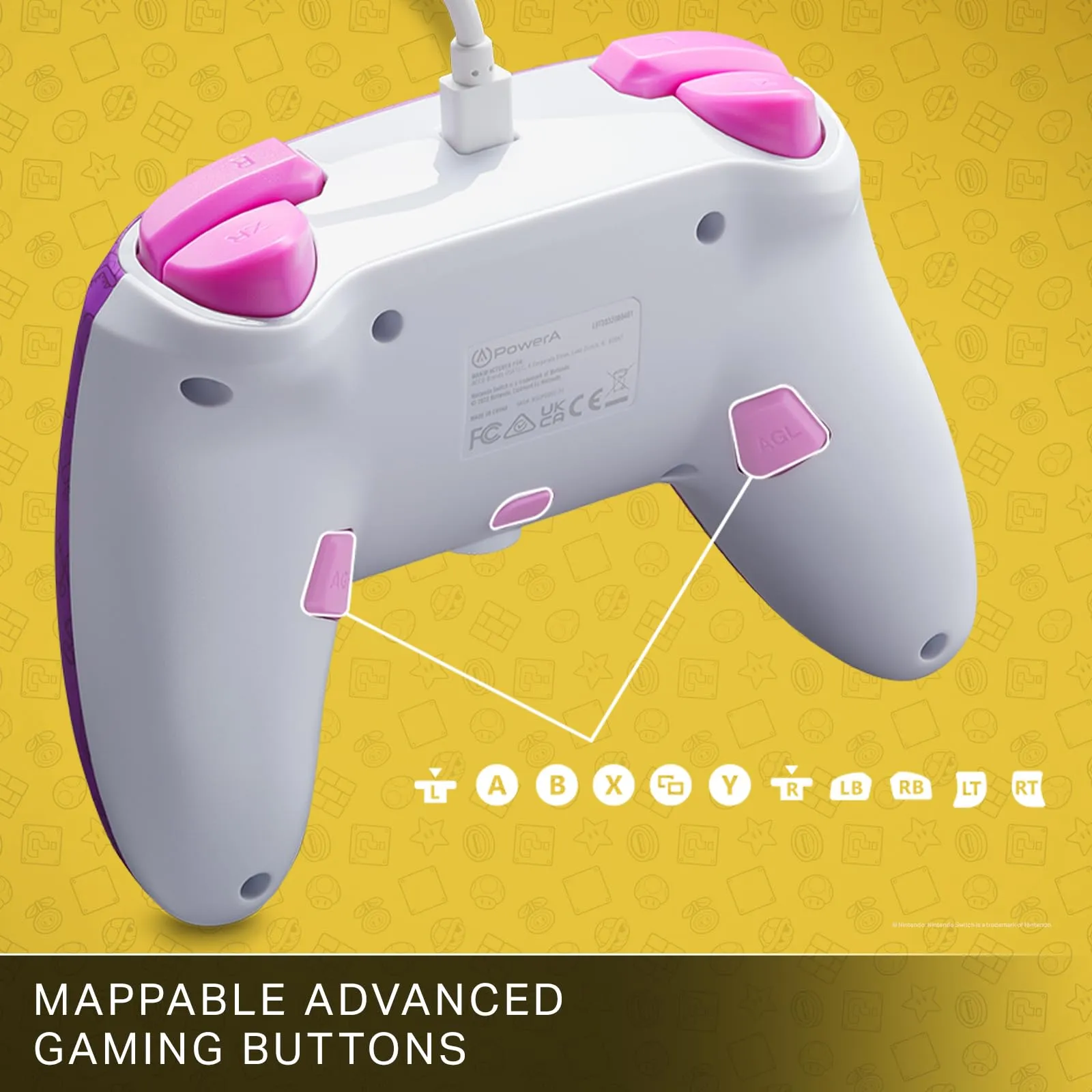 PowerA Wired Controller for Nintendo Switch - Princess Peach Battle - immagine 2