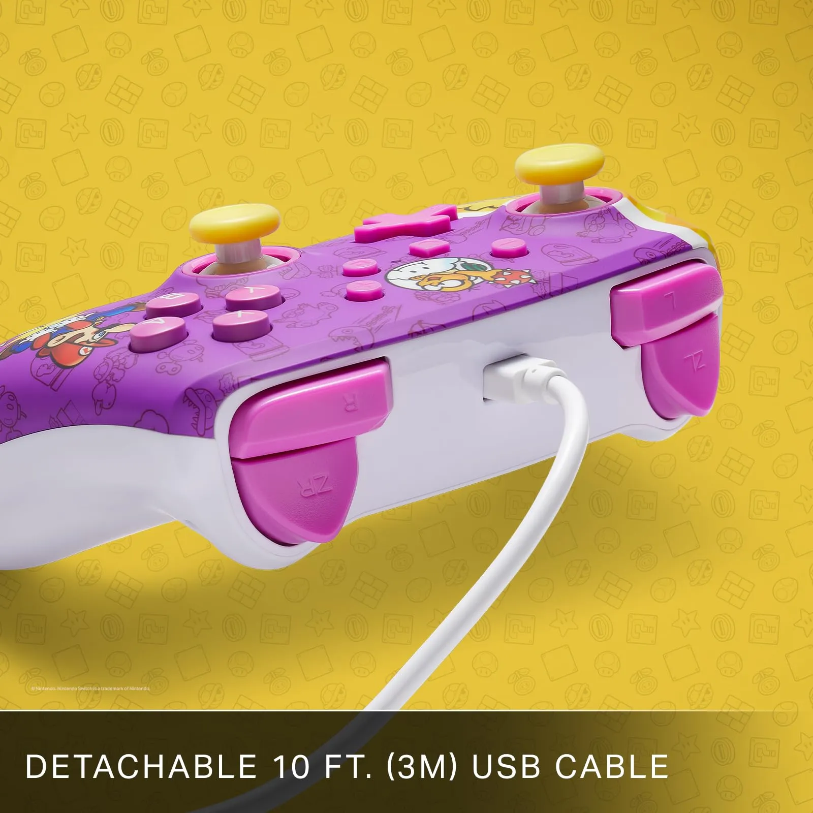 PowerA Wired Controller for Nintendo Switch - Princess Peach Battle - immagine 4