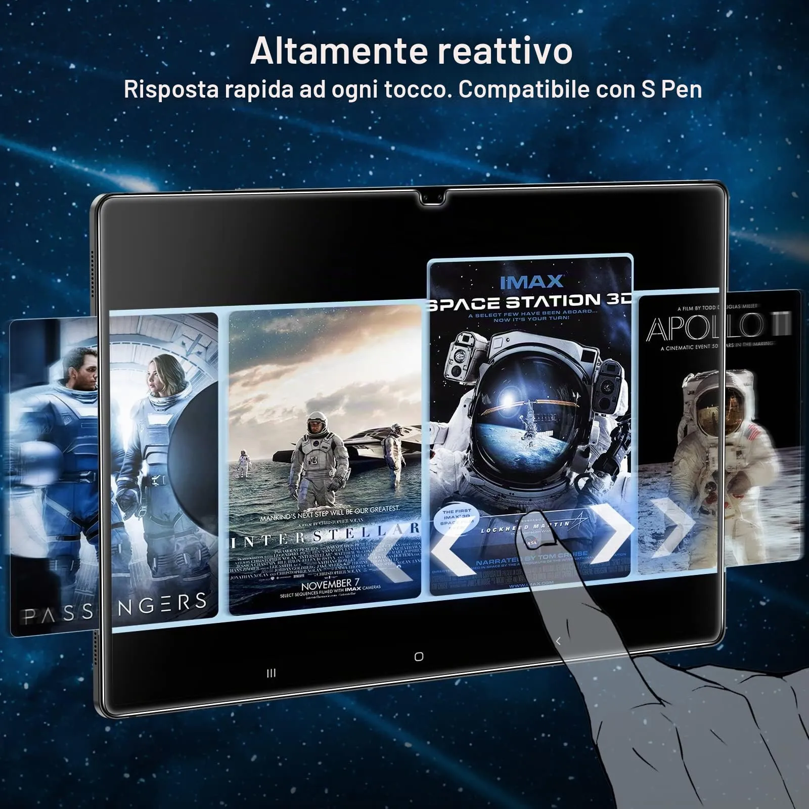 JETech Pellicola Protettiva in Vetro Temperato per Samsung Galaxy Tab S8 Ultra 14,6", 2 Pezzi - immagine 6