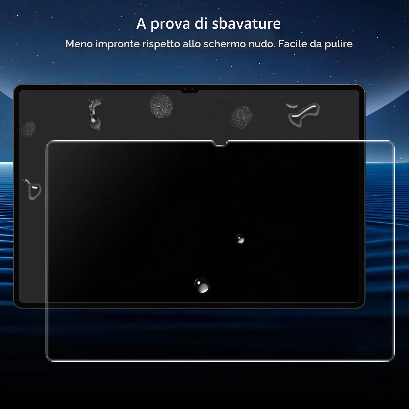 JETech Pellicola Protettiva in Vetro Temperato per Samsung Galaxy Tab S8 Ultra 14,6", 2 Pezzi - immagine 7