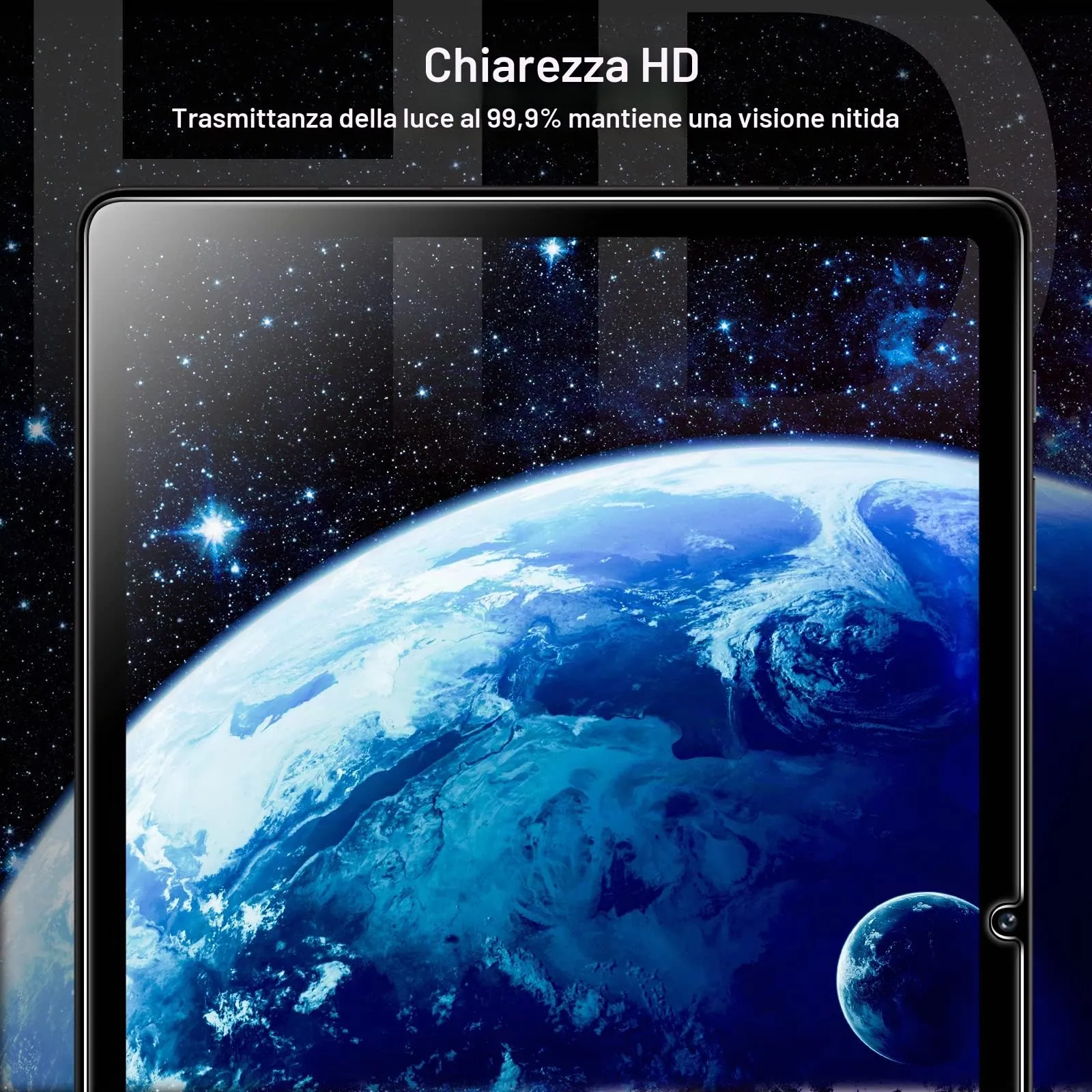 JETech Pellicola Protettiva in Vetro Temperato per Samsung Galaxy Tab S8+/S7 FE/S7+ 12,4", 2 Pezzi - immagine 5