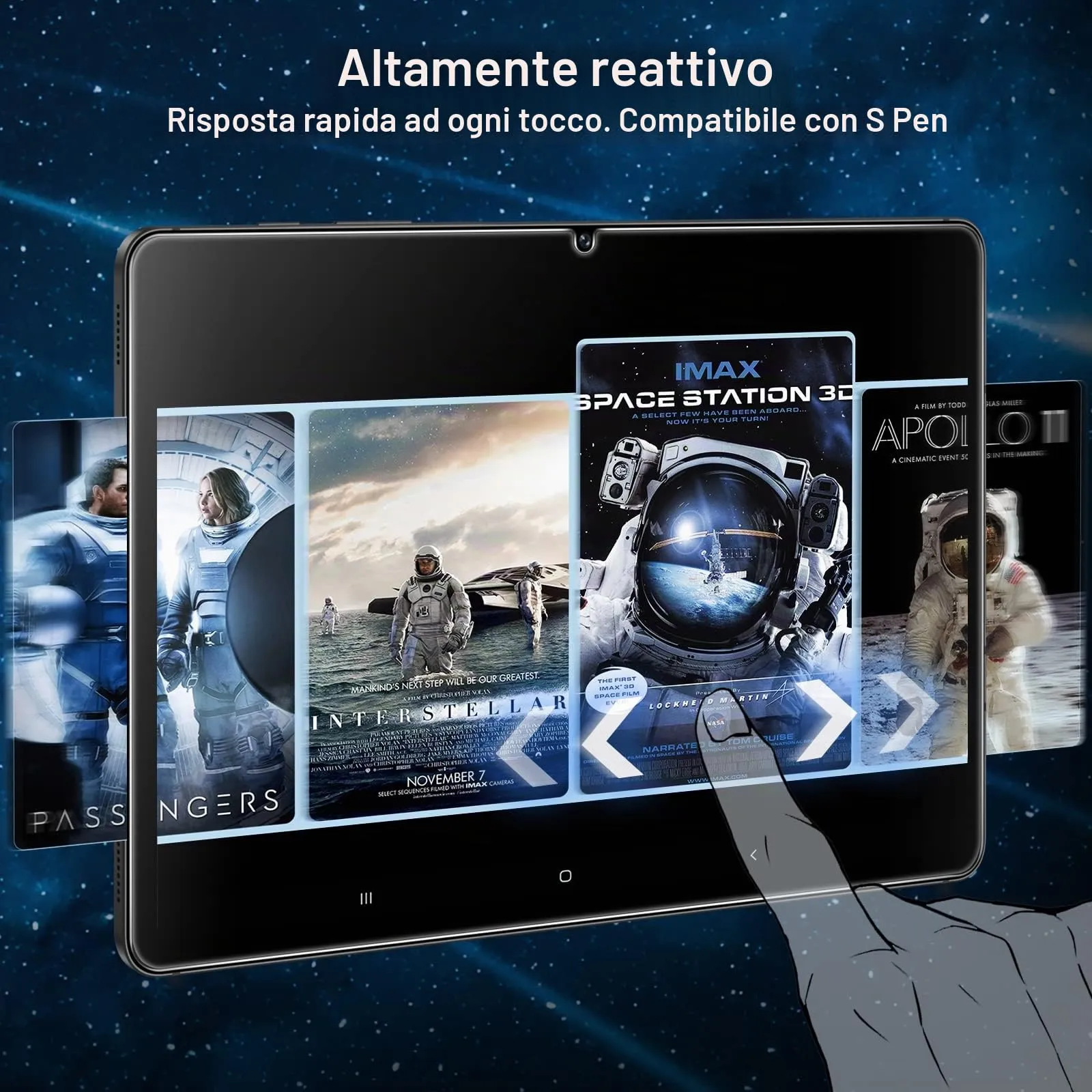 JETech Pellicola Protettiva in Vetro Temperato per Samsung Galaxy Tab S8+/S7 FE/S7+ 12,4", 2 Pezzi - immagine 6