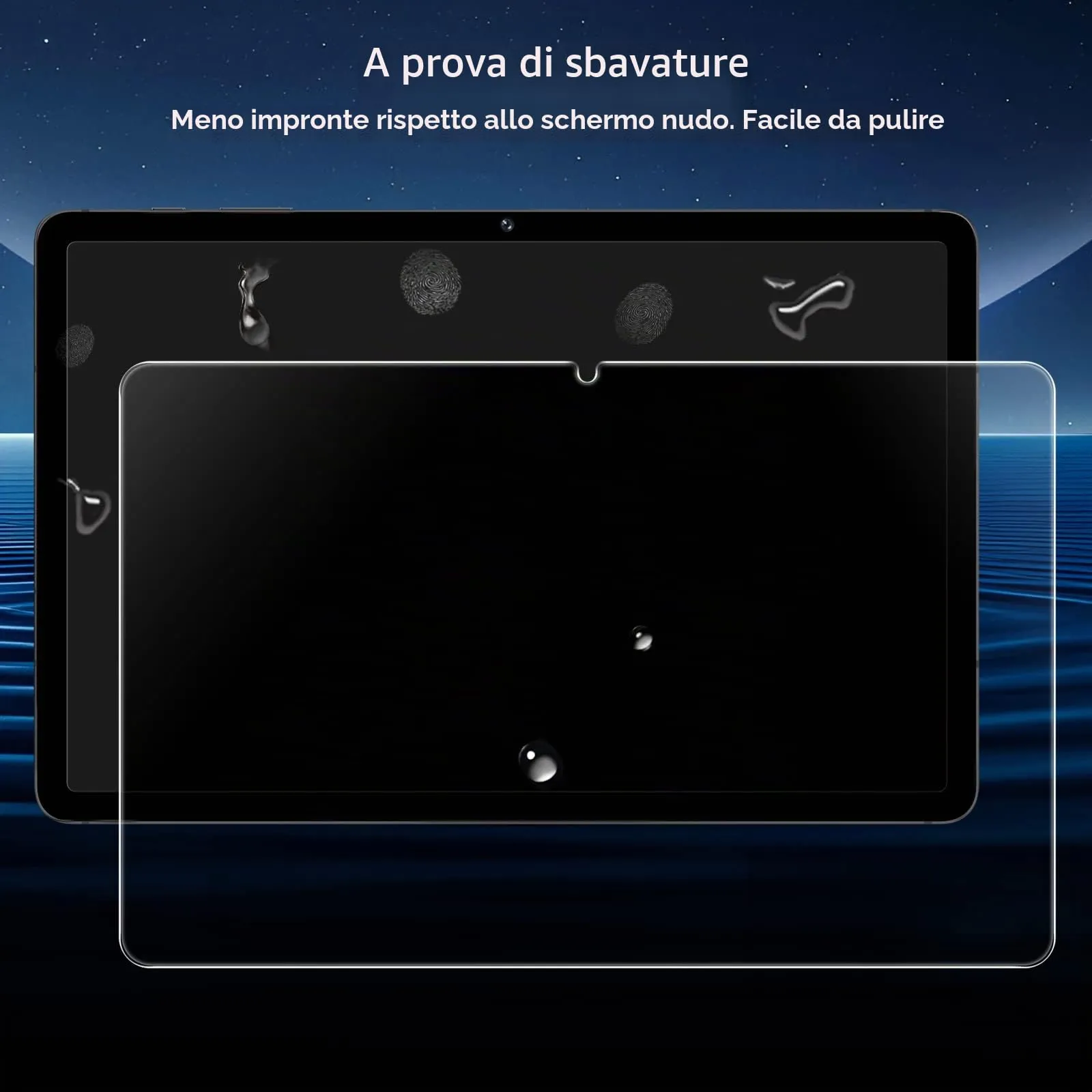 JETech Pellicola Protettiva in Vetro Temperato per Samsung Galaxy Tab S8+/S7 FE/S7+ 12,4", 2 Pezzi - immagine 7