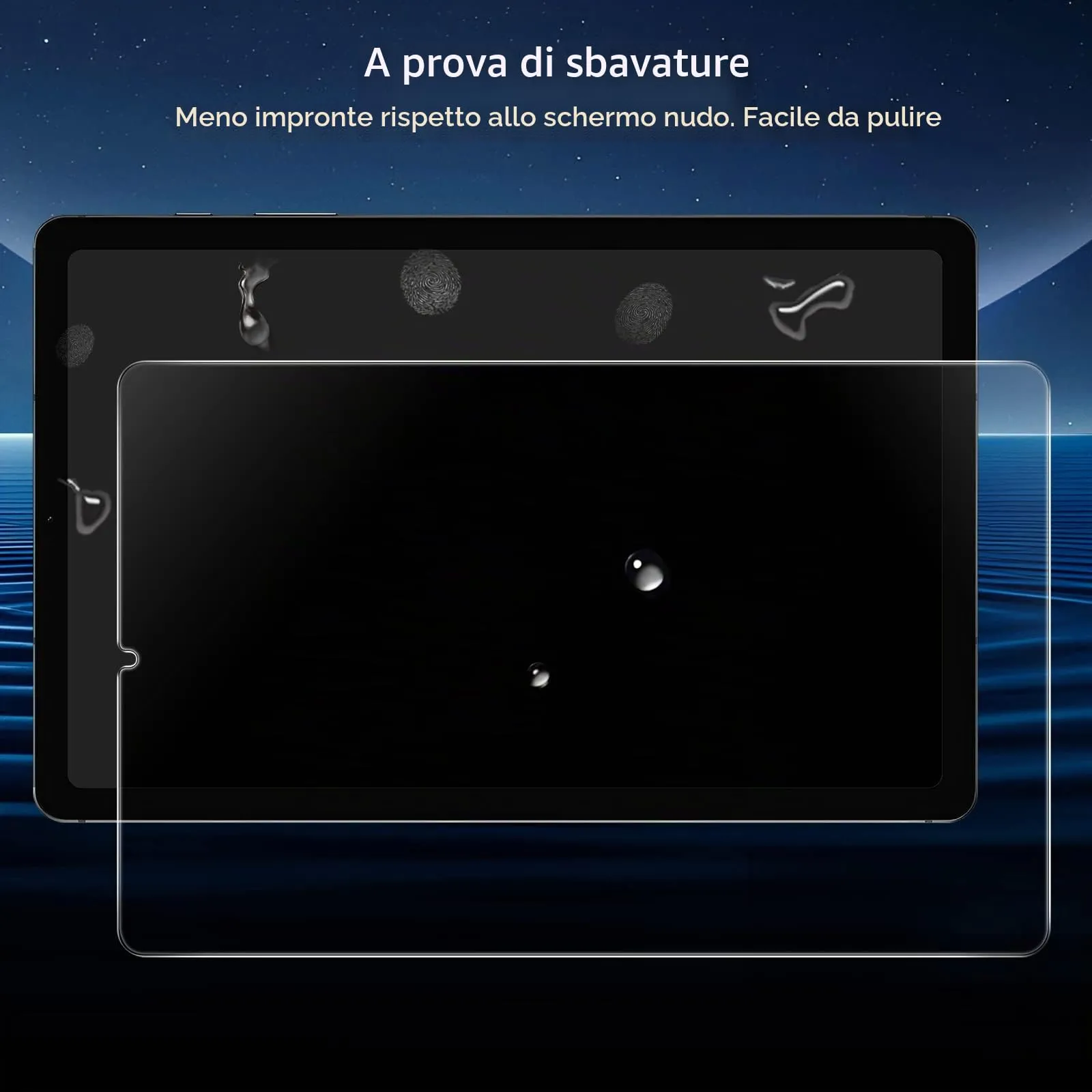 JETech Pellicola Protettiva in Vetro Temperato per Samsung Galaxy Tab S6 Lite 10,4", 2 Pezzi - immagine 7