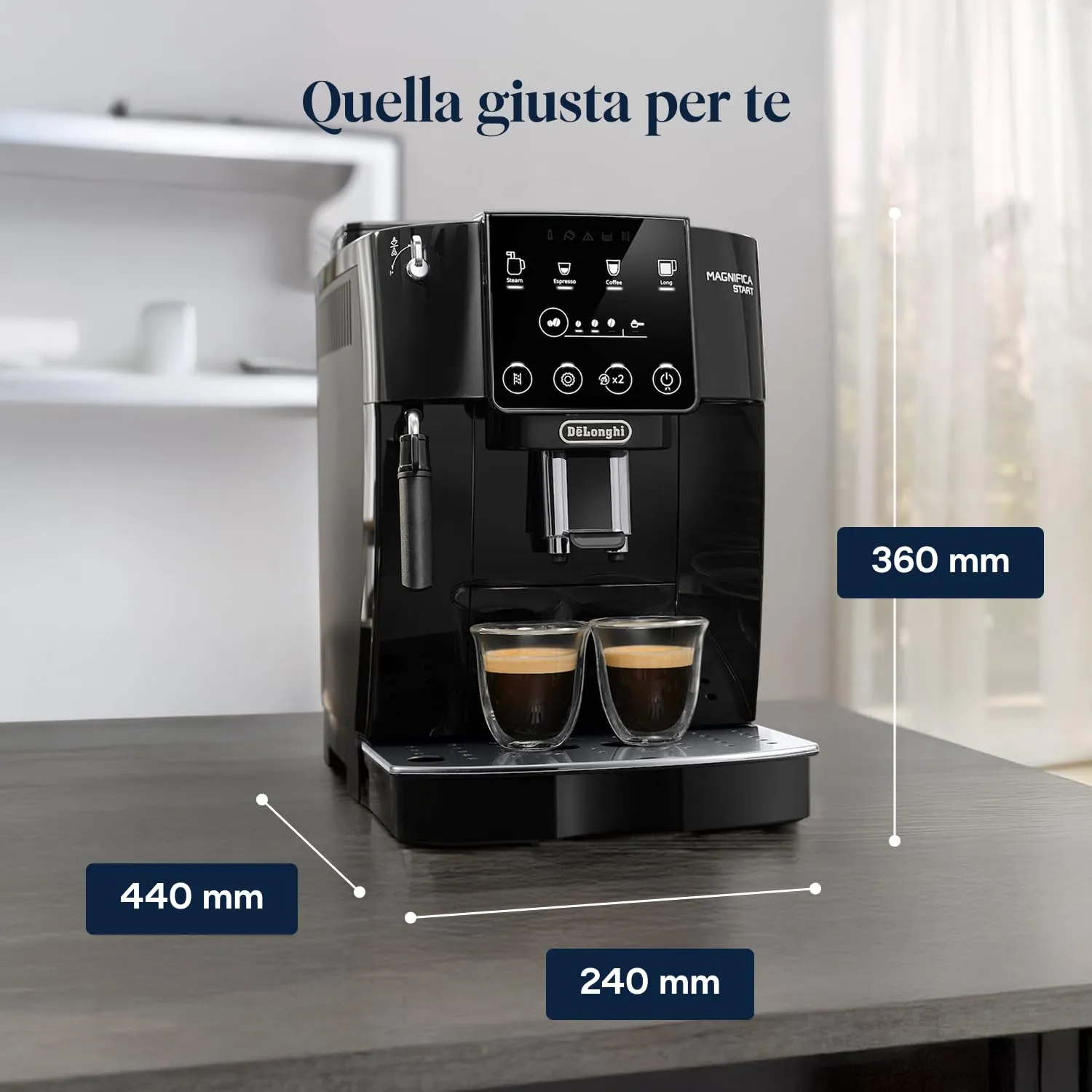 De'Longhi Magnifica Start ECAM222.20.B Macchina Caffè Automatica - immagine 7