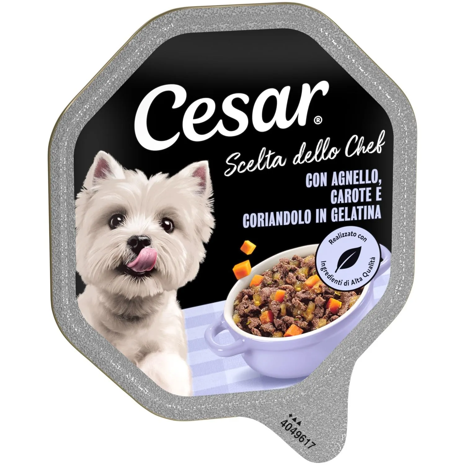 Cesar Scelta dello Chef Adulti con Agnello, Coriandolo e Bocconcini di Carote in Gelatina, 150g, Confezione da 14 - immagine 2
