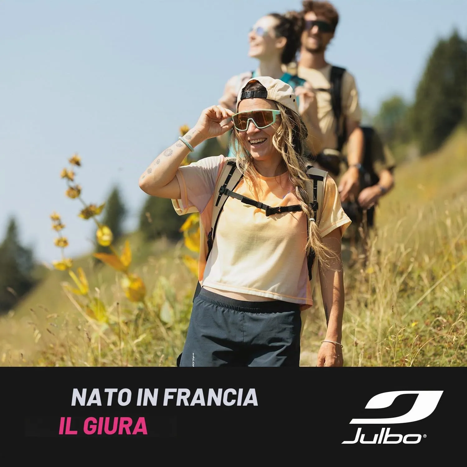 Julbo Fury Occhiali da Sole Unisex Rosa Pastello/Viola - immagine 4