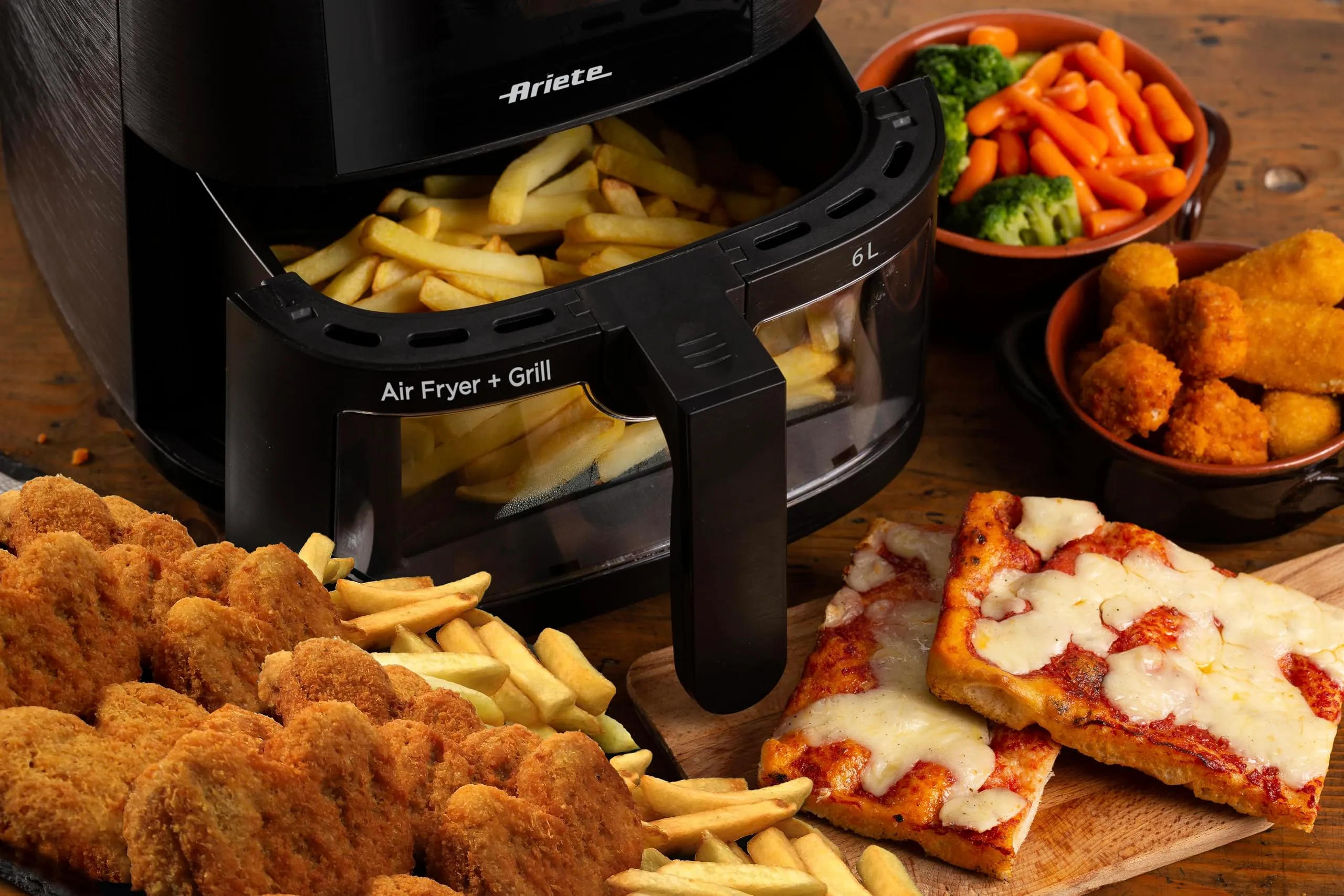 Ariete 4626 Friggitrice ad aria 6L, 1300W, Nero - immagine 8