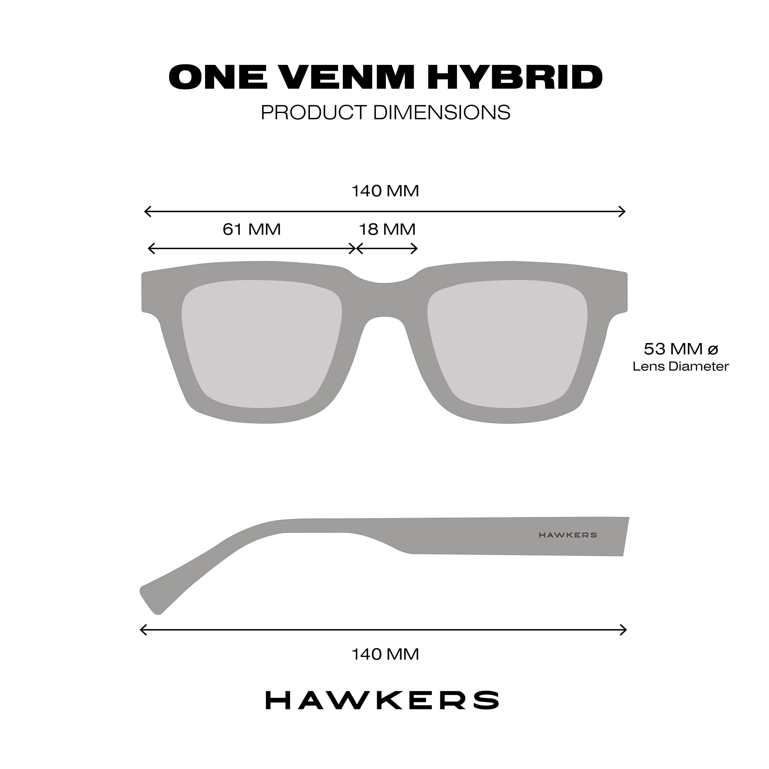 Hawkers One Venm Sunglasses, Raw Black · Black - immagine 7