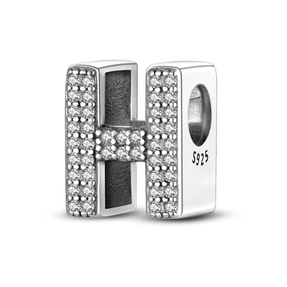 TINSLO Ciondolo Argento Sterling 925 Lettere con Cubic Zirconia KJC165 - immagine 1