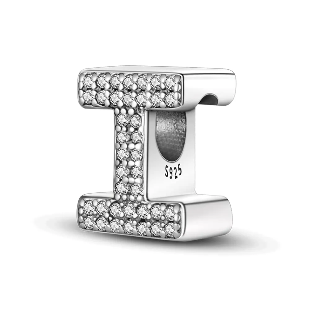 TINSLO Ciondolo Argento Sterling 925 Lettere con Cubic Zirconia KJC165 - immagine 1