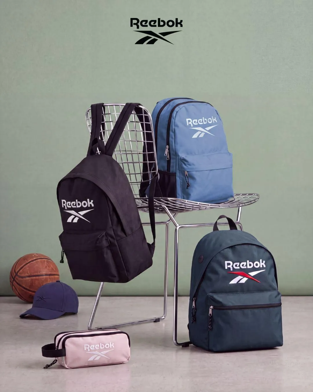 Reebok Boston School Zaino 15.6" Blu Poliestere 23.87L - immagine 2