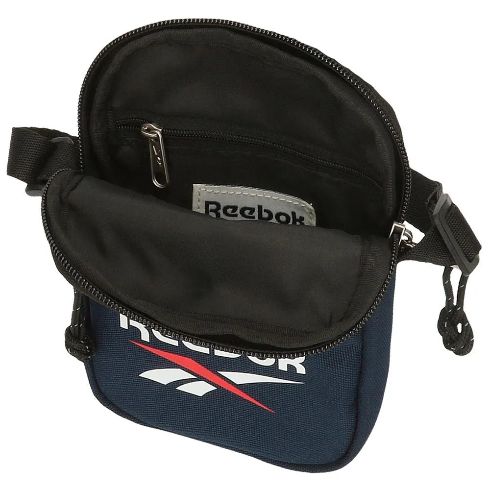 Reebok Boston Borsa a Spalla Piccola Blu, Poliestere, 12x17x2,5 cm - immagine 3