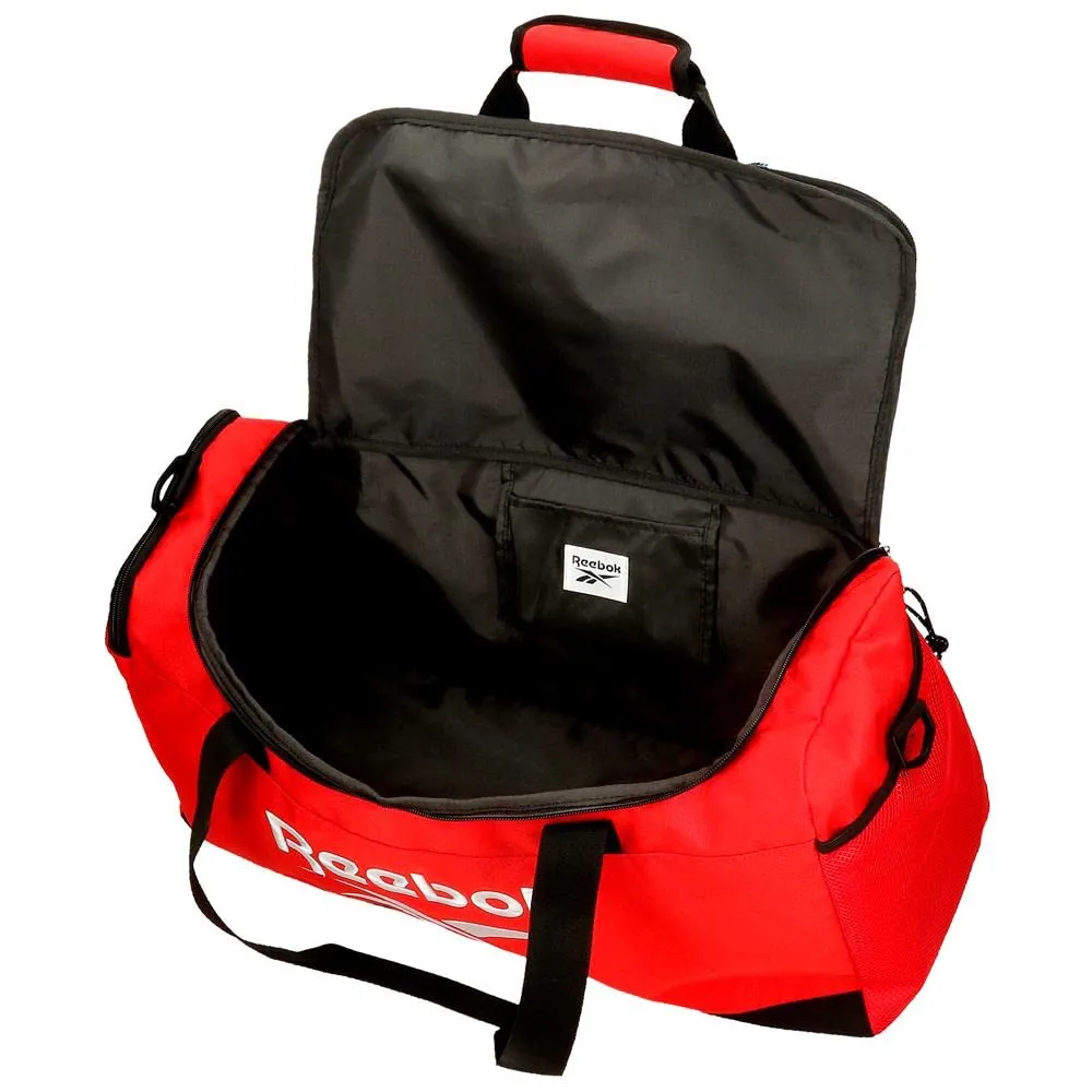 Reebok Boston Borsa da viaggio Rosso, Poliestere, 55x28.5x21 cm, 32.92L - immagine 4
