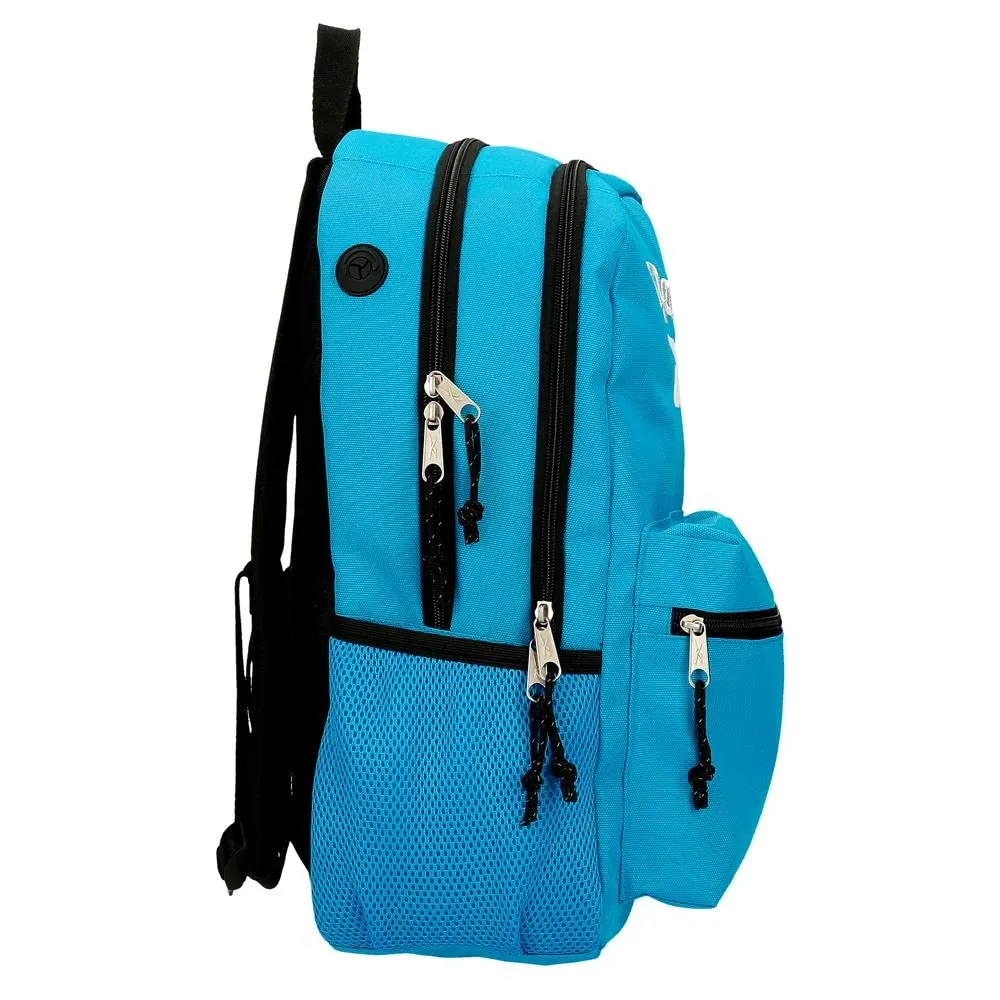Reebok Zaino Scuola Doppio Comparto Blu, Poliestere, 20.46L - immagine 2