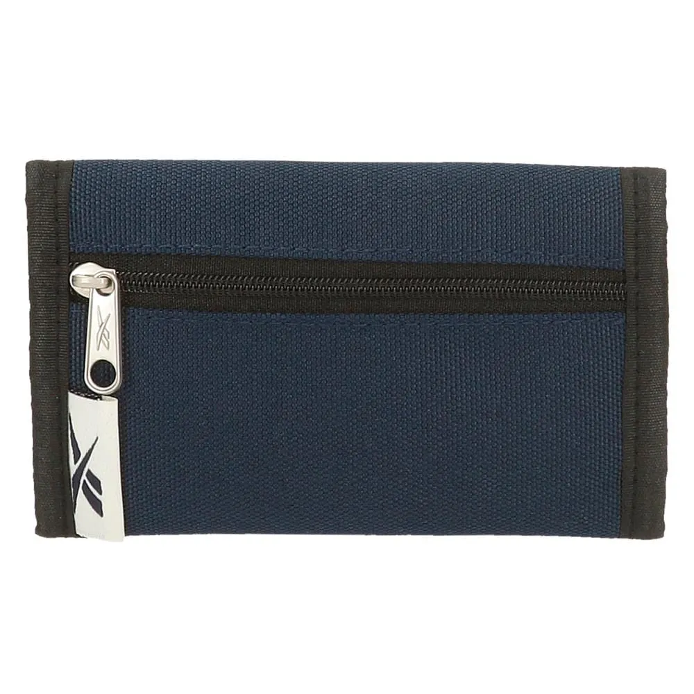 Reebok Boston Portafoglio con Portamonete Blu, Poliestere, 13x8x2,5 cm - immagine 2