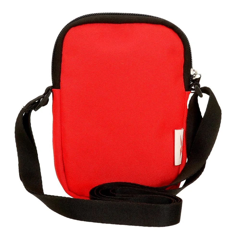 Reebok Boston Borsa a Tracolla Piccola Rossa, Poliestere, 12x17x2,5 cm - immagine 2