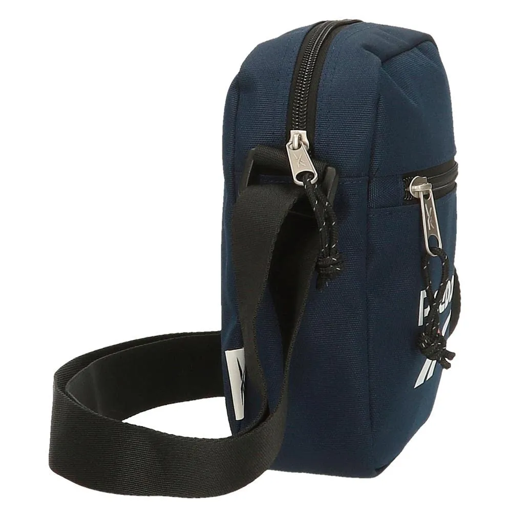 Borsa a tracolla Reebok Boston Blu, Poliestere, 17x21x7 cm - immagine 2