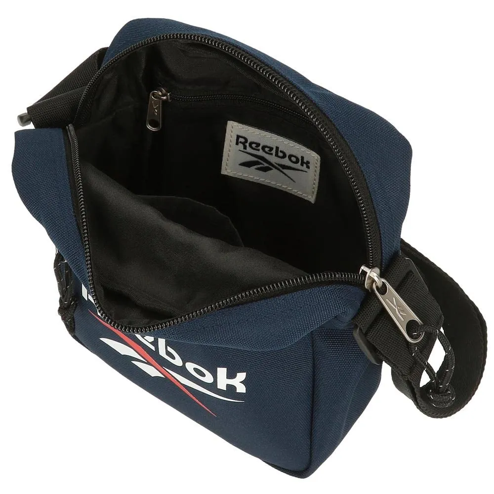 Borsa a tracolla Reebok Boston Blu, Poliestere, 17x21x7 cm - immagine 4