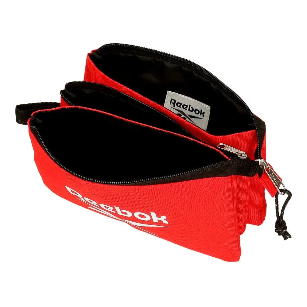 Reebok Boston Custodia Tripla Rossa 22x12x5 cm Poliestere - immagine 4
