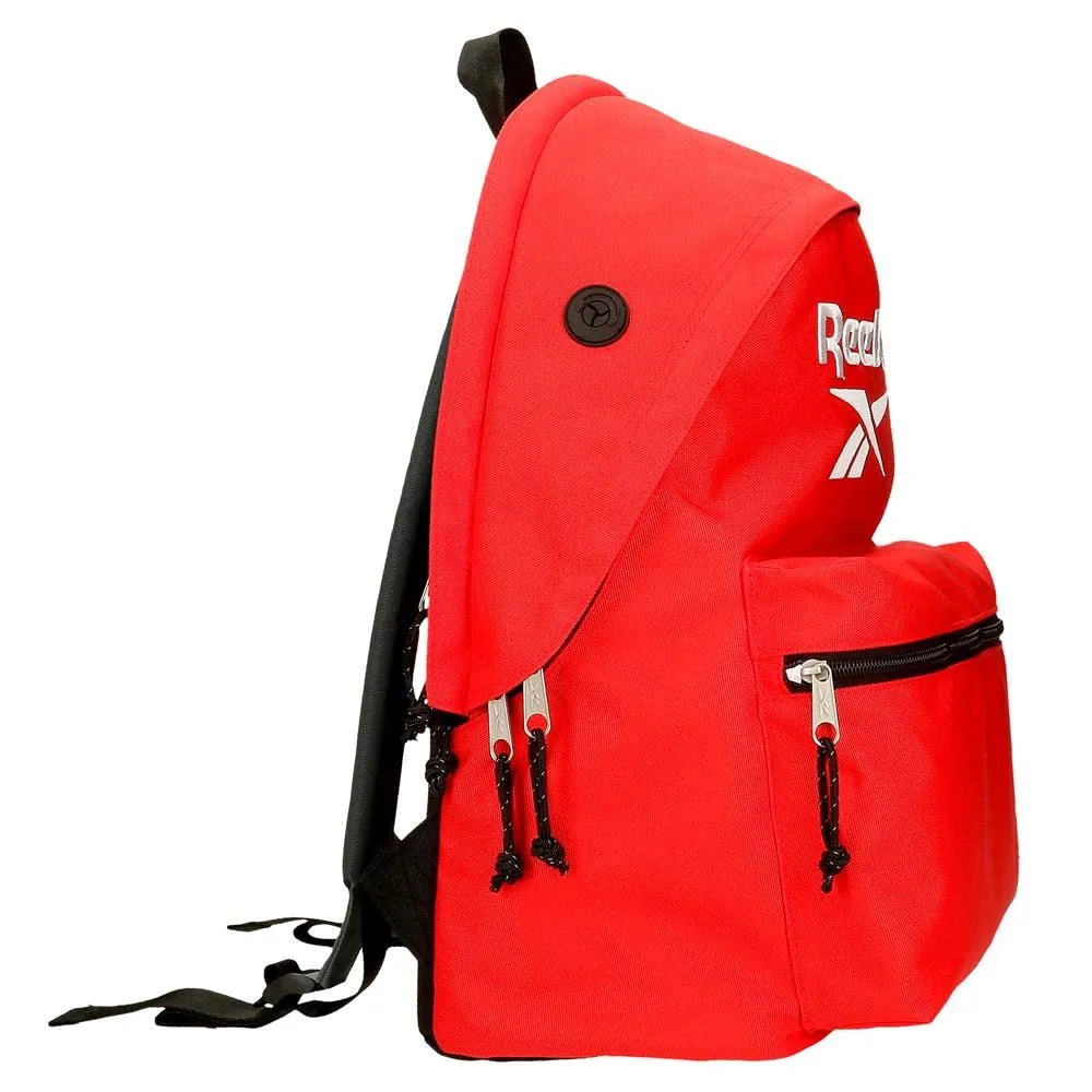 Reebok Zaino per laptop a doppio scomparto 15.6", Rosso, Poliestere, 23.87L - immagine 2