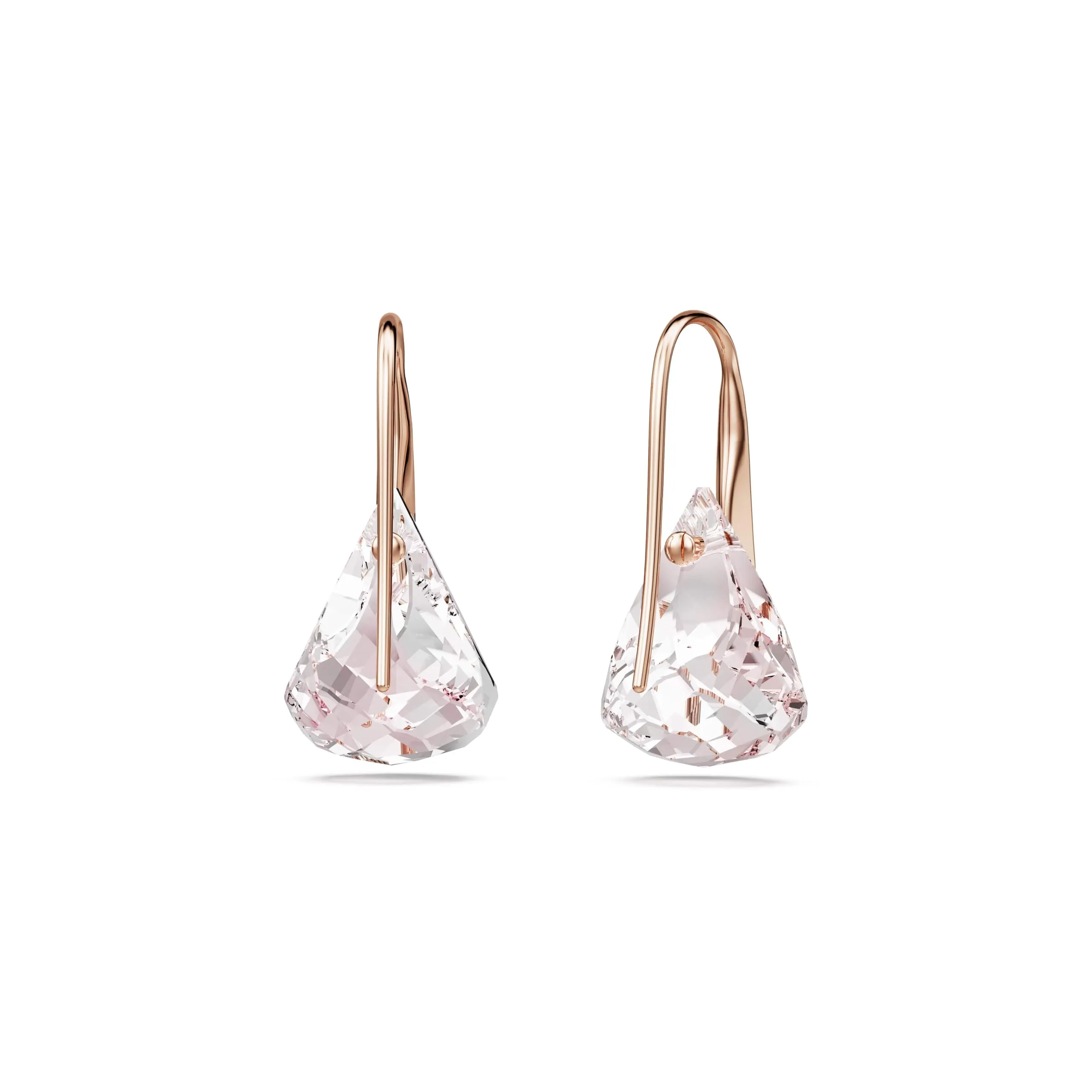Swarovski Lunar Orecchini Pendenti, Rosa, Placcato Color Oro Rosa - immagine 5