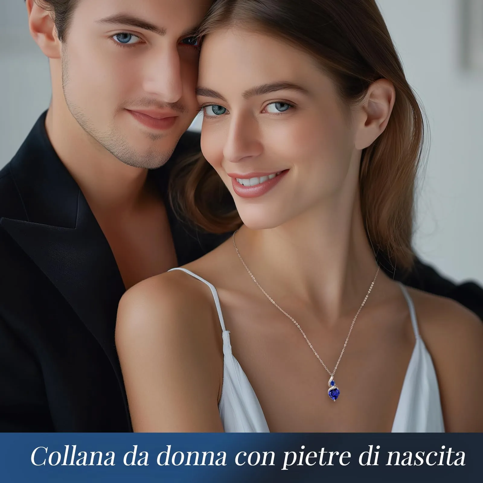 Louisa Secret Collana Donna in Argento 925 Fiamma Cuore con Zirconio - immagine 4