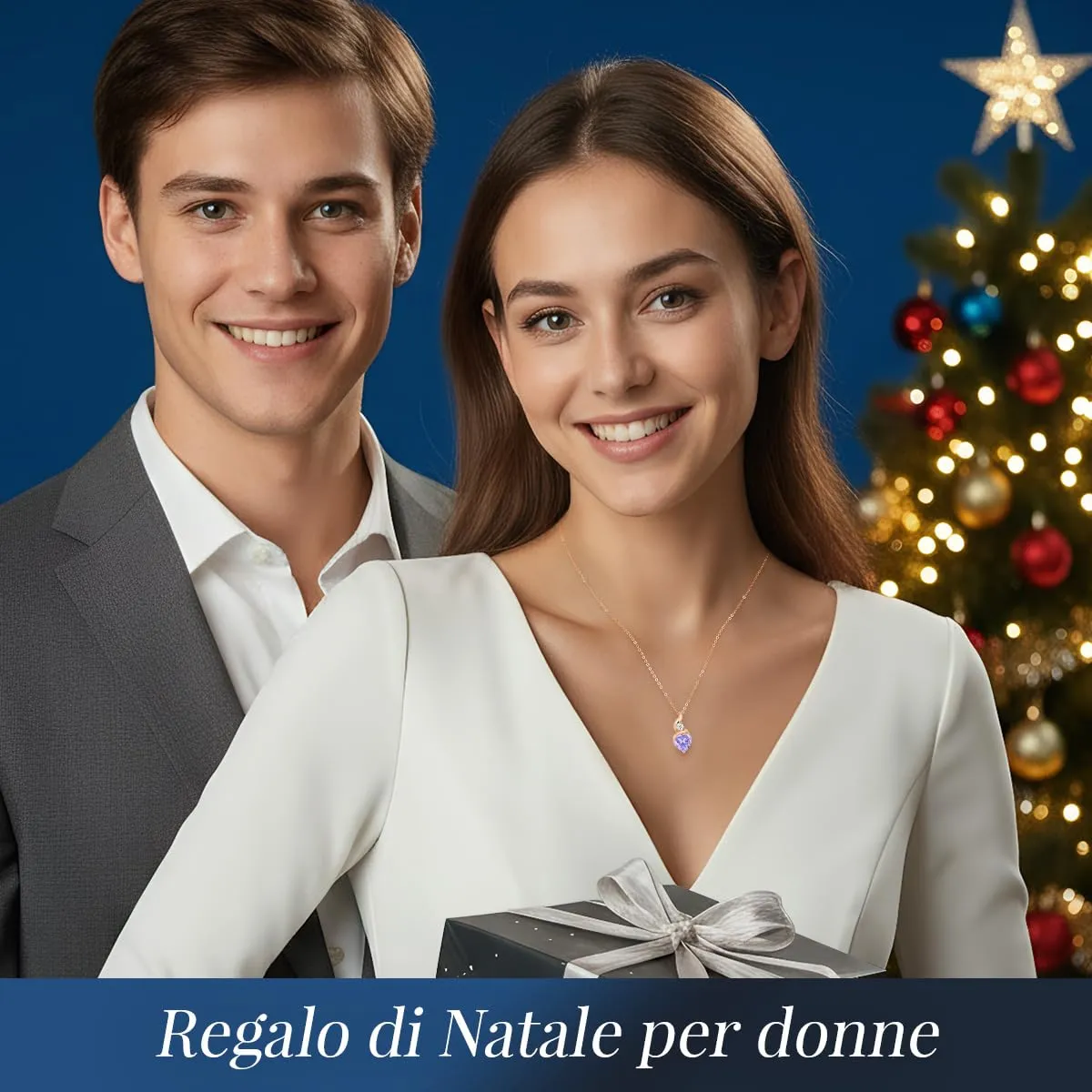 Louisa Secret Collana Donna in Argento 925 Fiamma Cuore con Zirconio - immagine 8