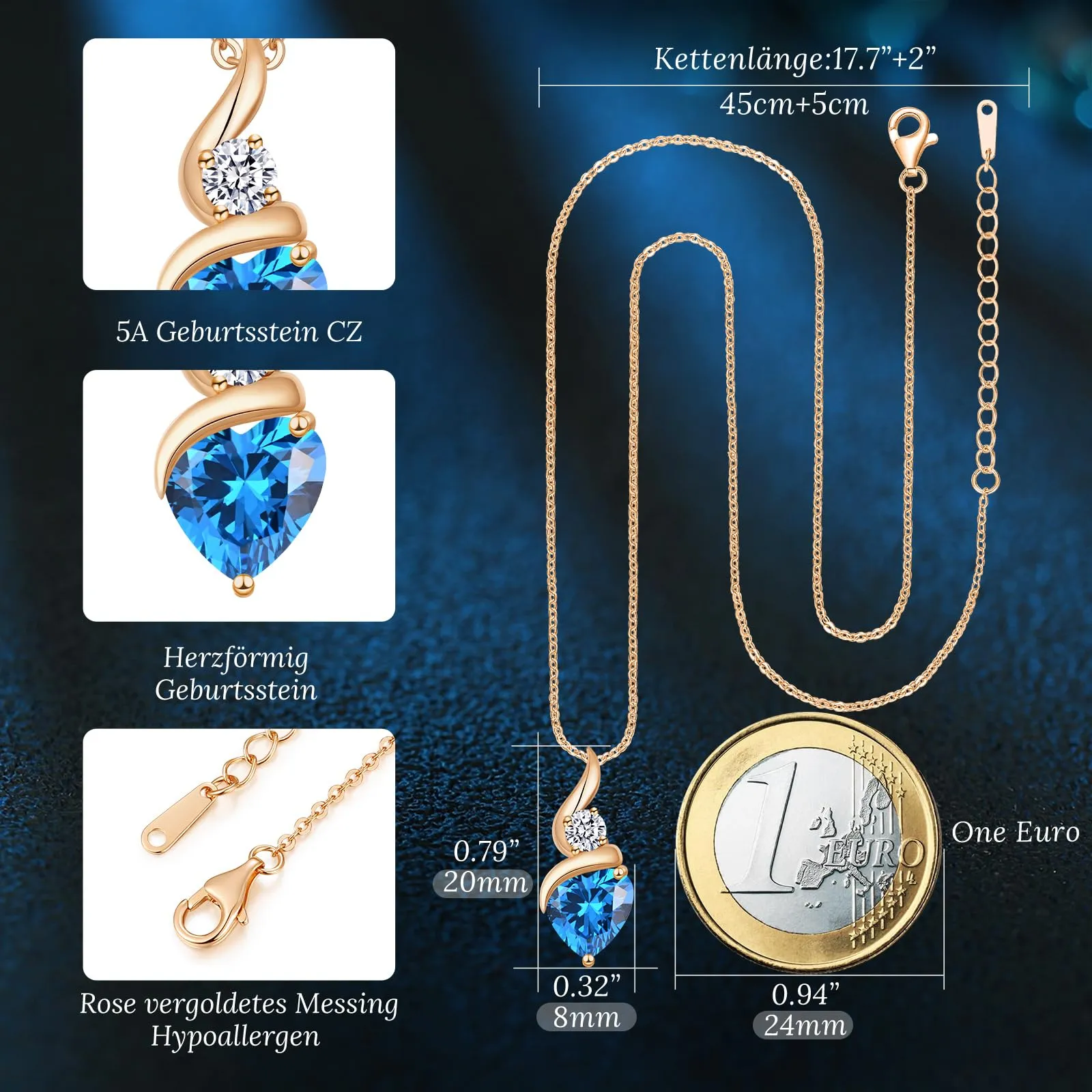 Louisa Secret Collana Donna in Argento 925 Fiamma Cuore con Zirconio - immagine 4