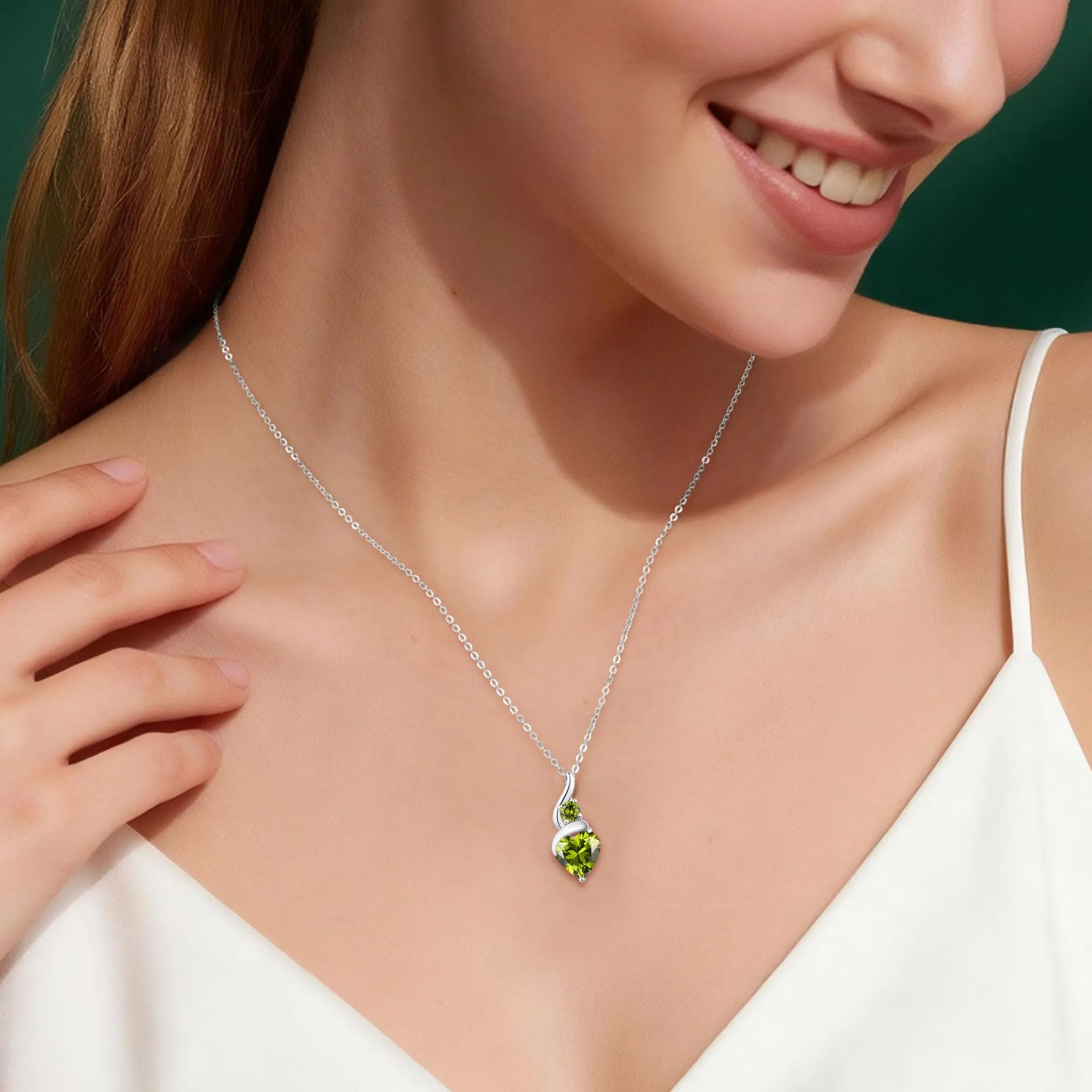 Louisa Secret Collana Donna in Argento 925 Fiamma Cuore con Zirconio - immagine 7