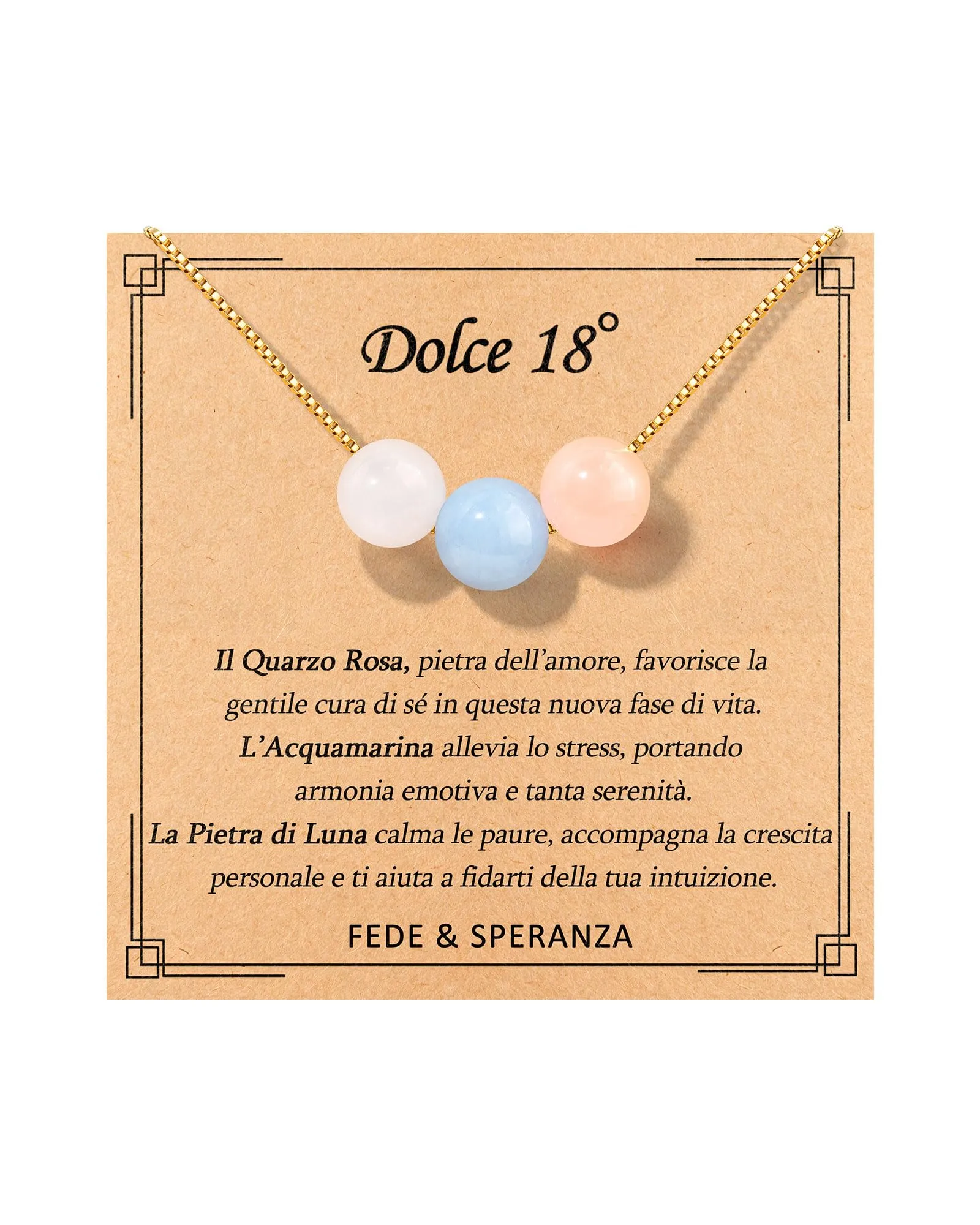 Cheerslife Collana in Pietre Naturali per Ragazza - immagine 1
