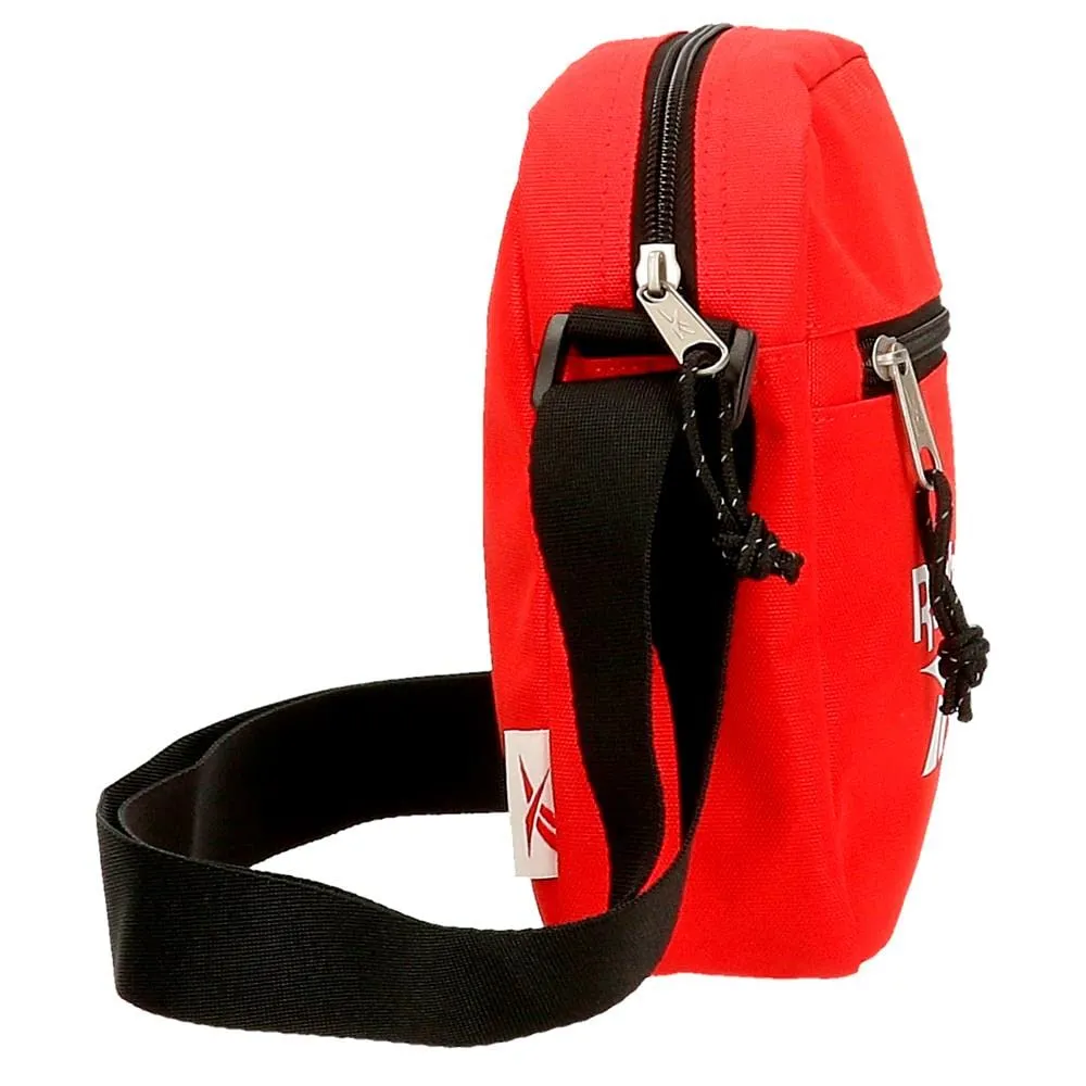 Reebok Boston Borsa a tracolla rossa, 17x21x7 cm, Poliestere - immagine 2