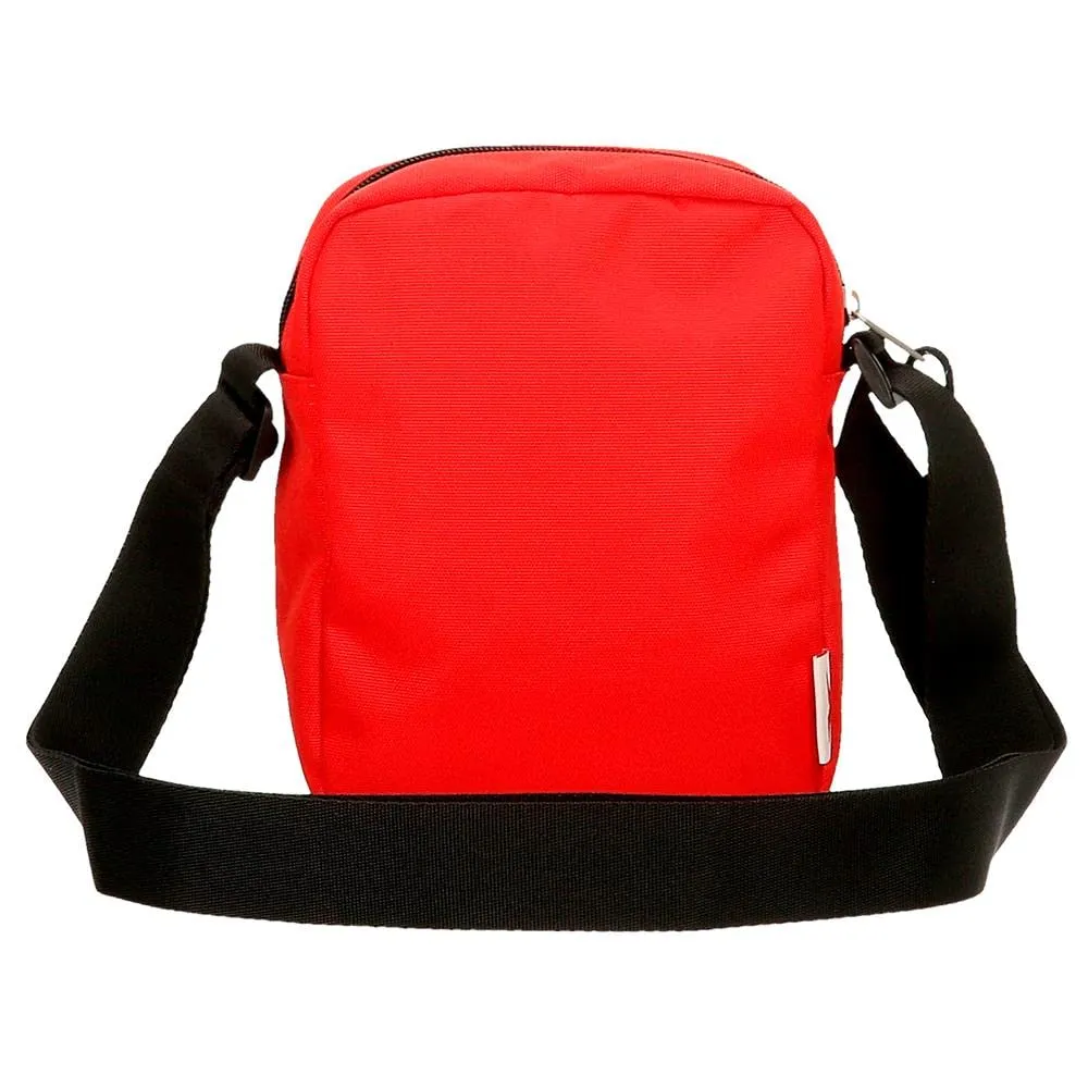 Reebok Boston Borsa a tracolla rossa, 17x21x7 cm, Poliestere - immagine 3