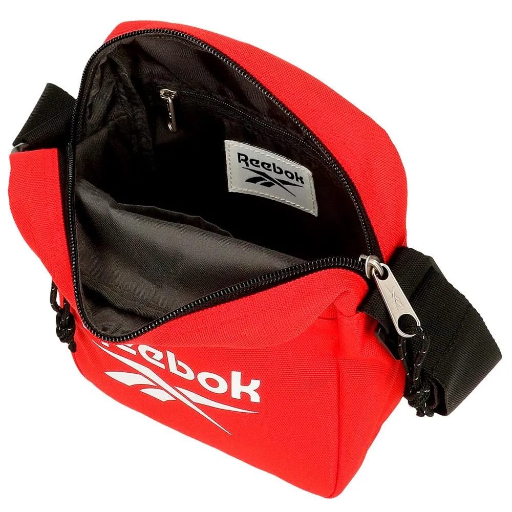 Reebok Boston Borsa a tracolla rossa, 17x21x7 cm, Poliestere - immagine 4