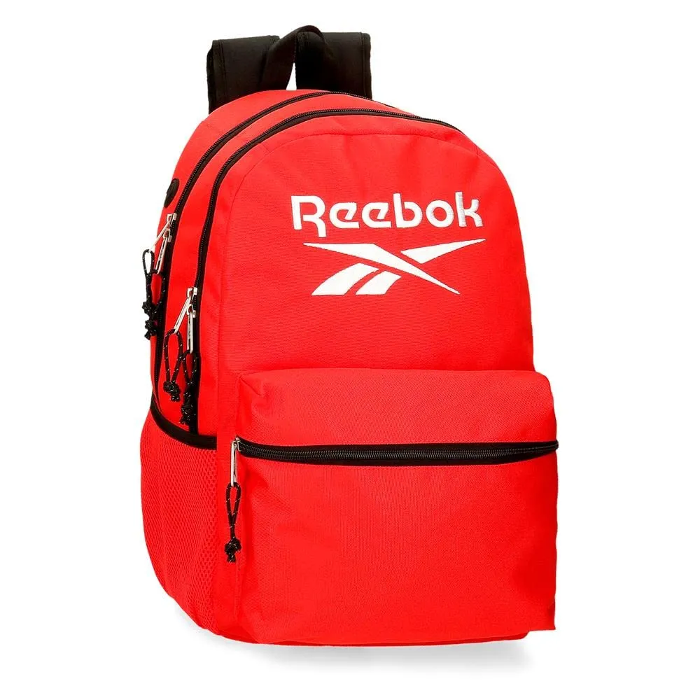 Reebok Zaino Scuola Doppio Comparto Rosso, Poliestere, 20,46L - immagine 1