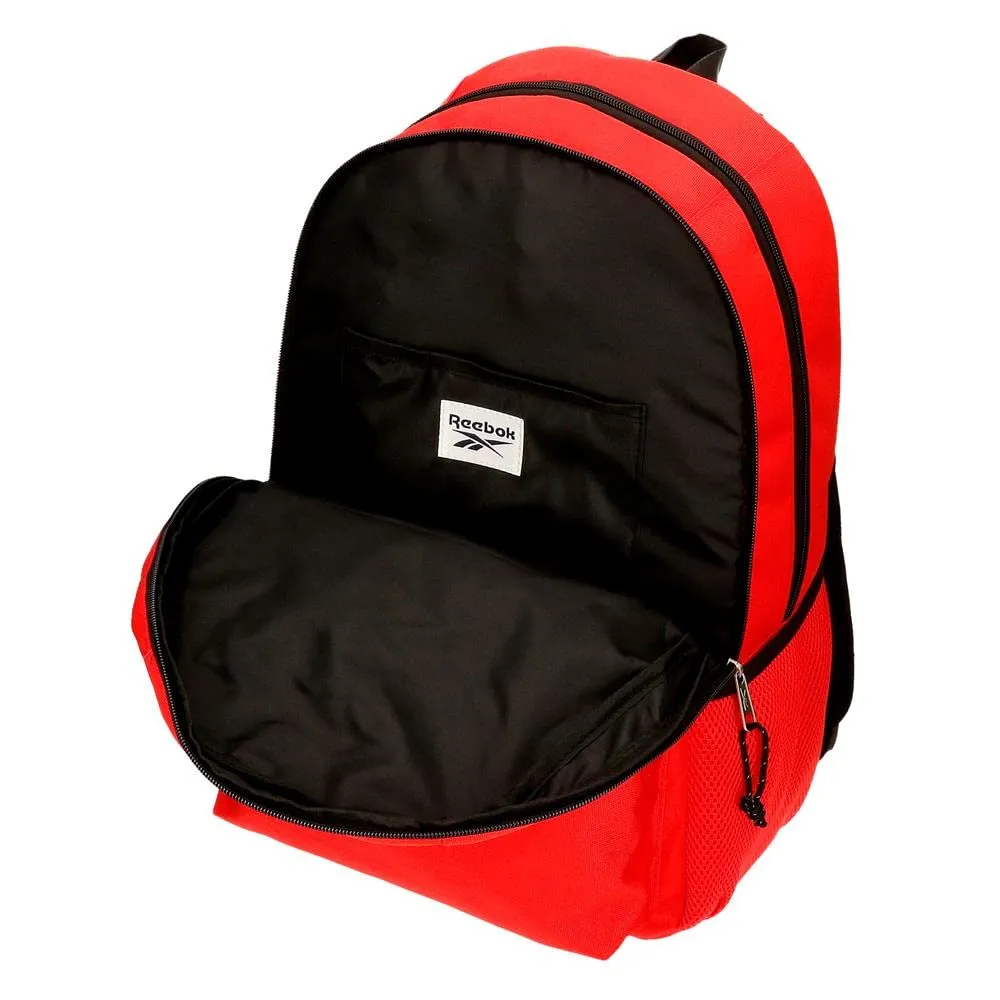 Reebok Zaino Scuola Doppio Comparto Rosso, Poliestere, 20,46L - immagine 5