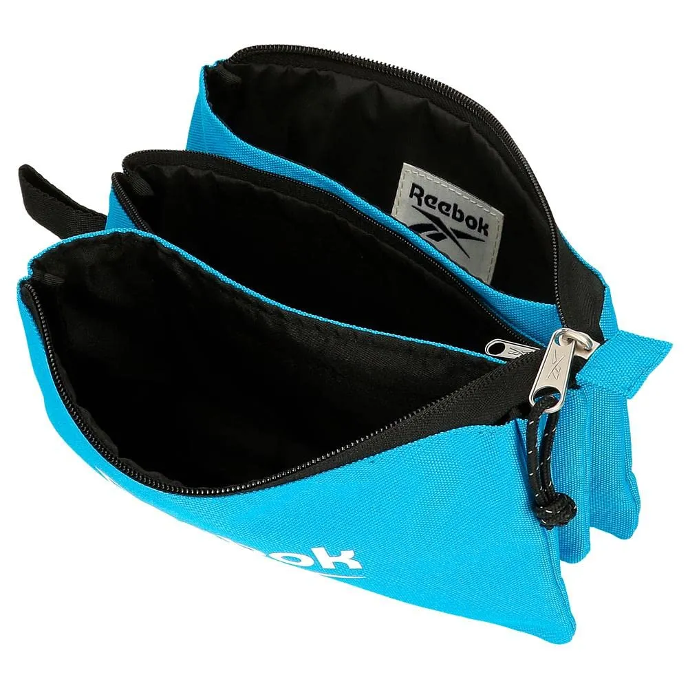 Reebok Boston Custodia Tripla Blu 22x12x5 cm Poliestere - immagine 5