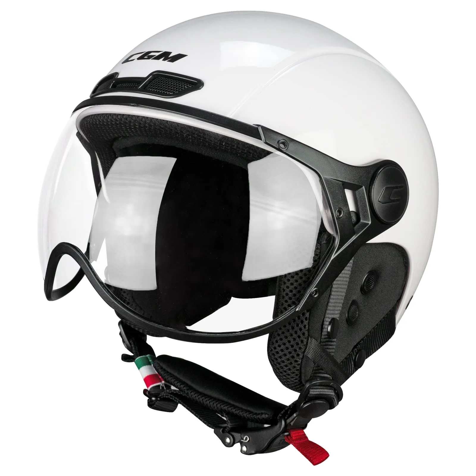 CGM 801A EBI MONO Casco Bici, sci, E-bike, Bianco, M (57-58cm) - immagine 2
