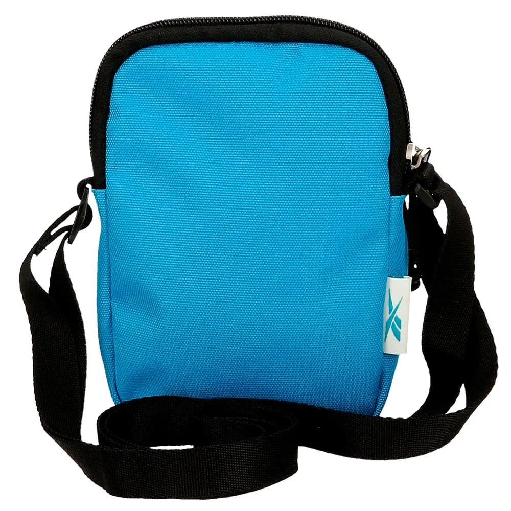 Reebok Boston Borsa a Spalla Piccola, Blu, Poliestere, 12x17x2,5 cm - immagine 3