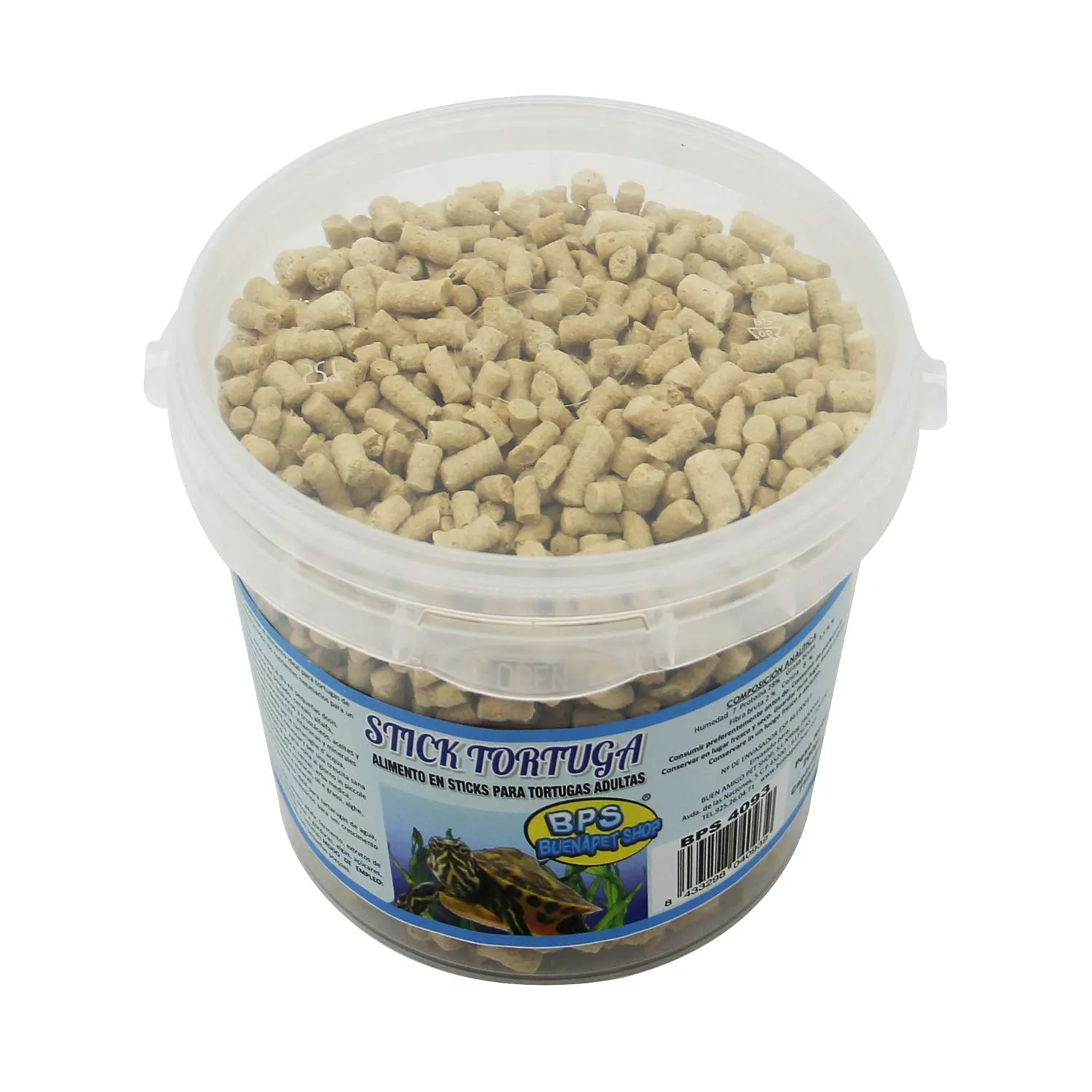 BPS Buena Pet Shop Mangime per tartarughe in bastoncini, 750 ml, BPS-4093 - immagine 1
