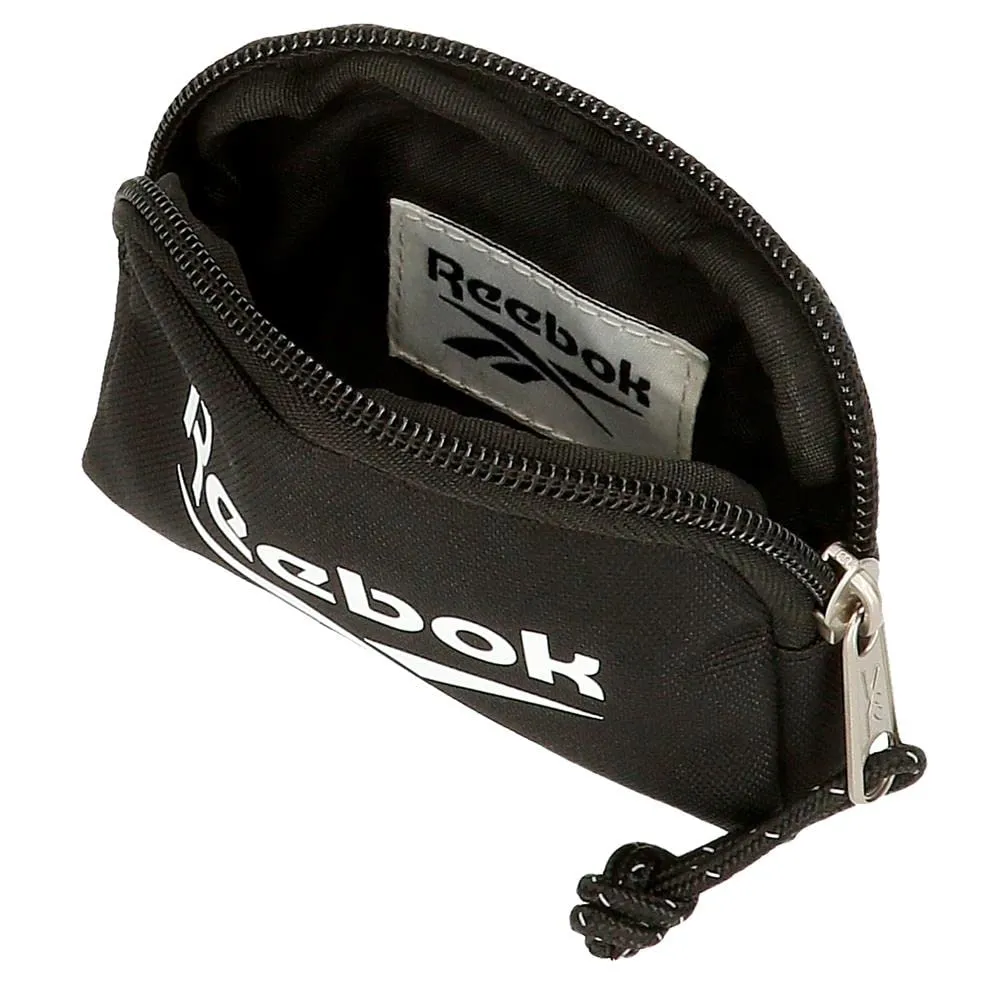 Reebok Borsa Boston Nera Poliestere 12x8x2 cm - immagine 3
