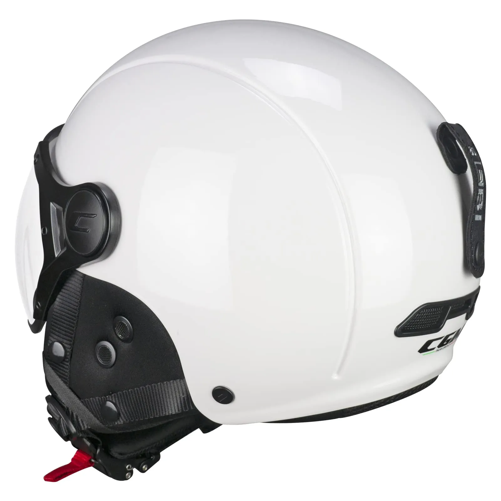 CGM 801A EBI MONO Casco Bici, sci, E-bike, Bianco, XS (53-54cm) - immagine 3