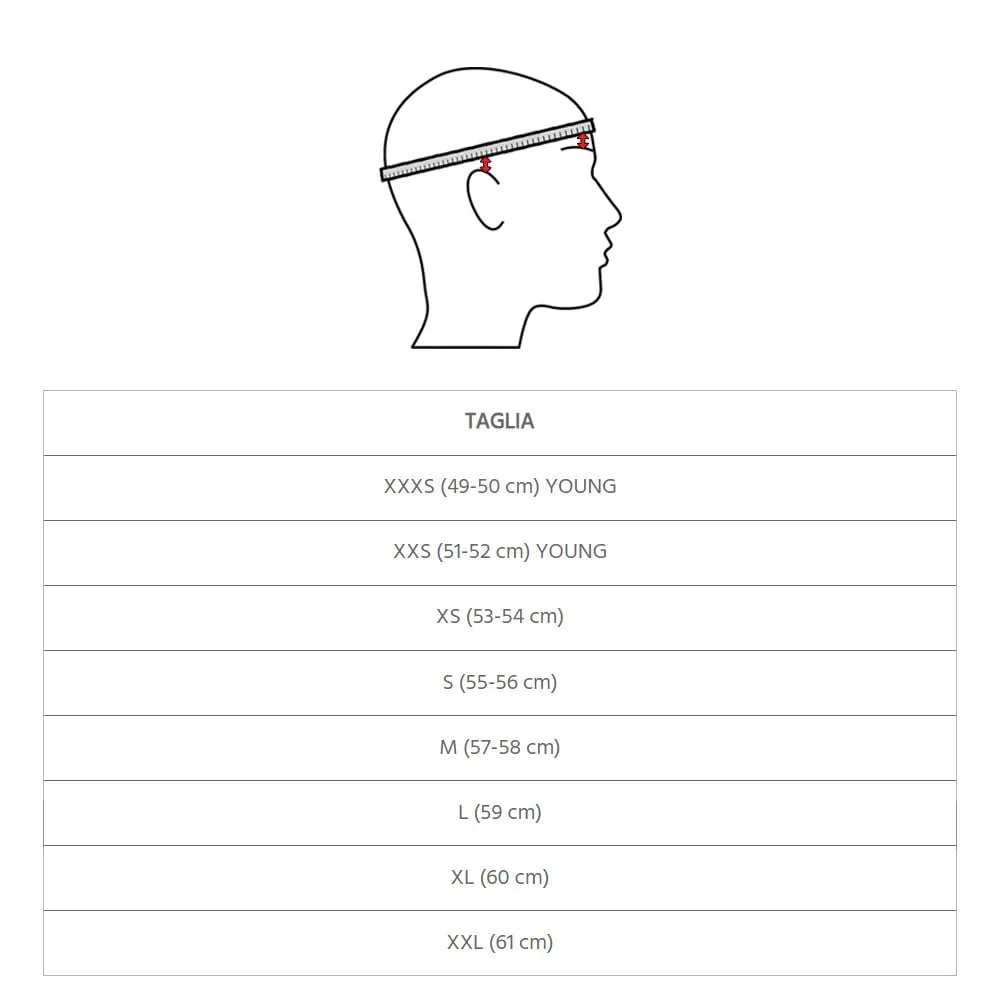 CGM 801A EBI MONO Casco Bici, Sci, E-bike - Rosa fluo opaco, XXXS (49-50cm) - immagine 7
