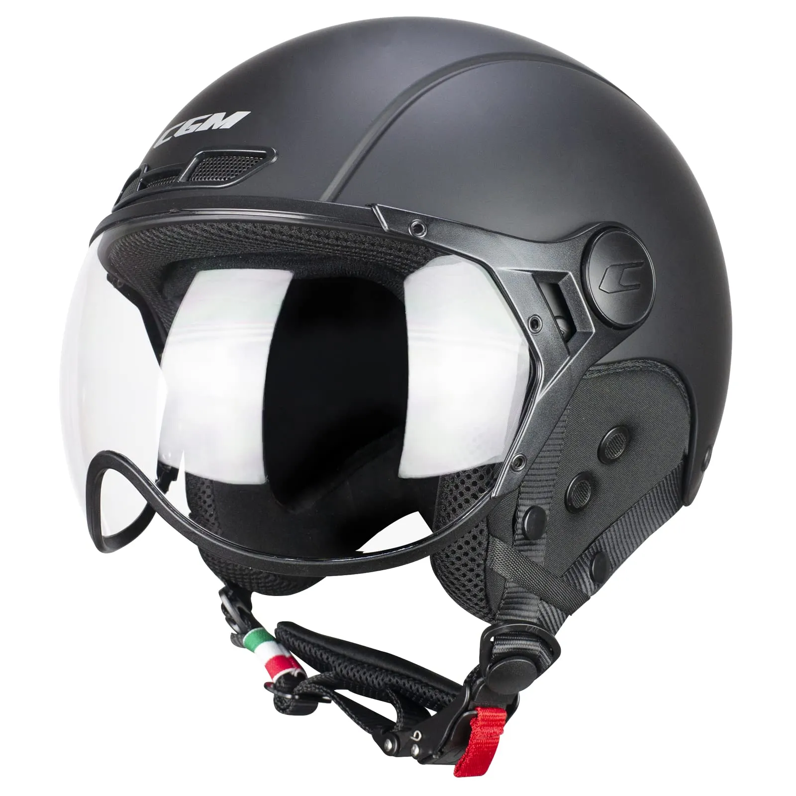 CGM 801A EBI MONO Casco Bici, Sci, E-bike, Nero opaco, XL (60cm) - immagine 4