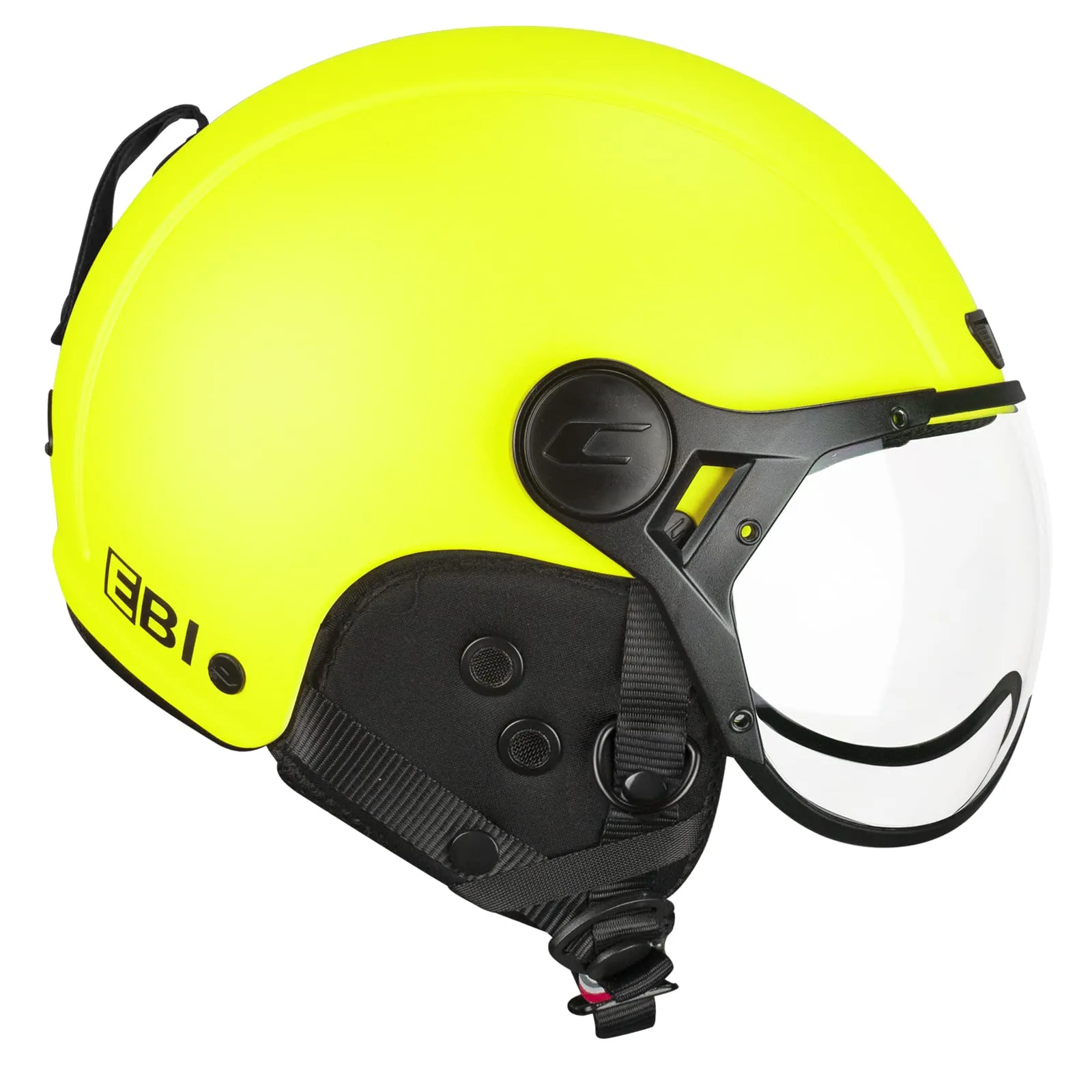 CGM 801A EBI MONO Casco Bici, sci, E-bike, Giallo fluo opaco, M (57-58cm) - immagine 1
