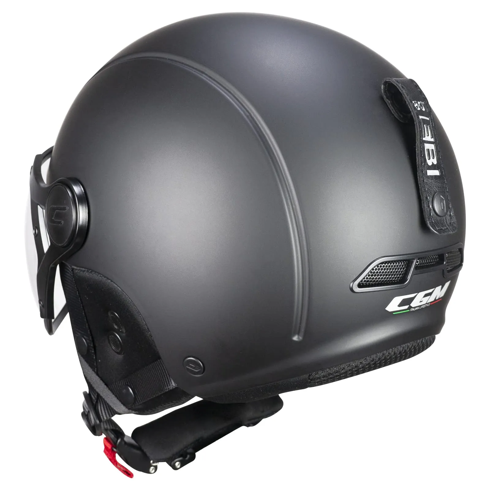 CGM Casco Bici, sci, E-bike 801A EBI MONO, Nero opaco, XXS (51-52cm) - immagine 5