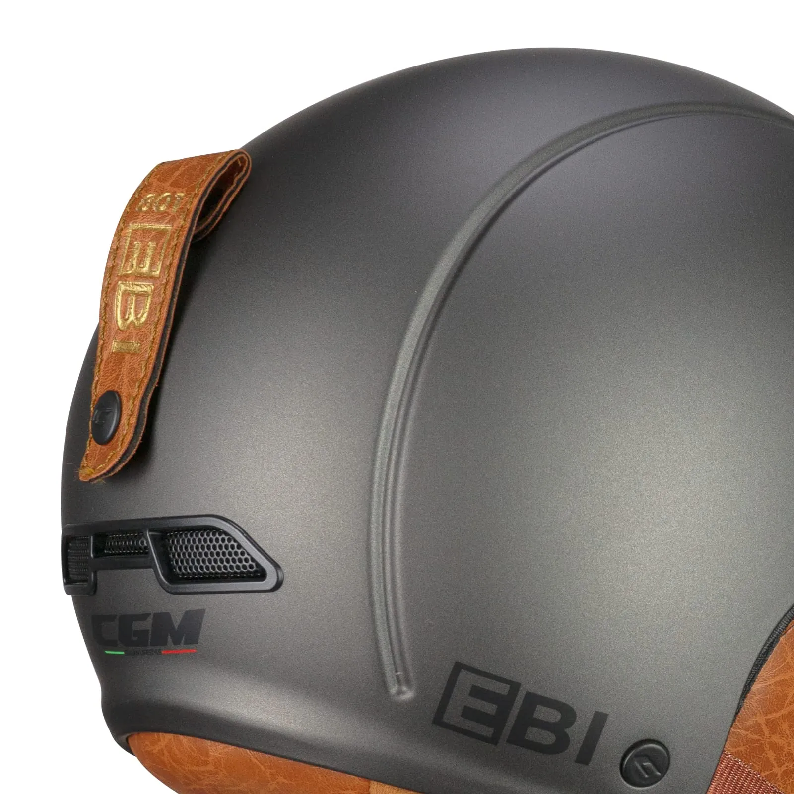 CGM 801V EBI Vintage Casco Bici, sci, E-bike, Grafite satinato, XXL (61cm) - immagine 3